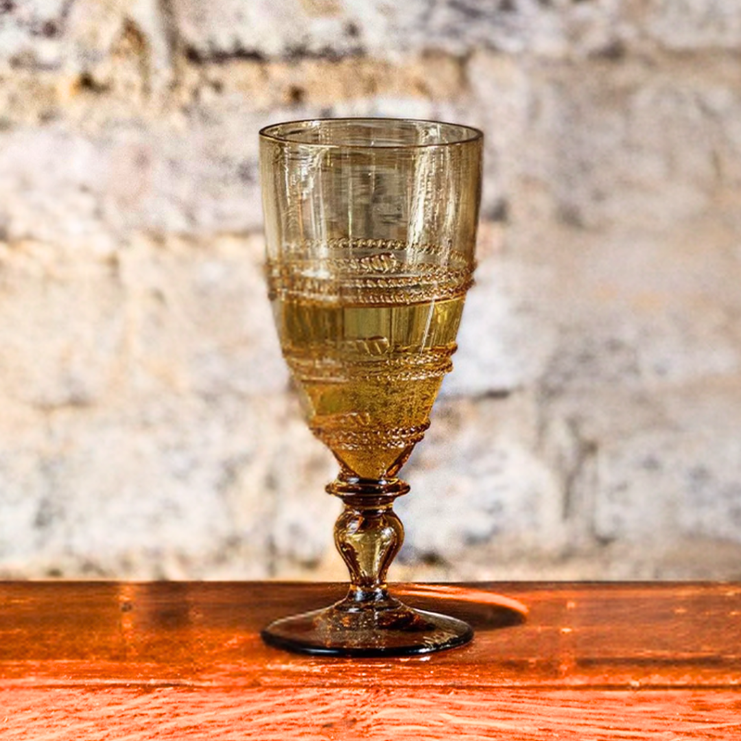 Ella Goblet Amber - Set of 4