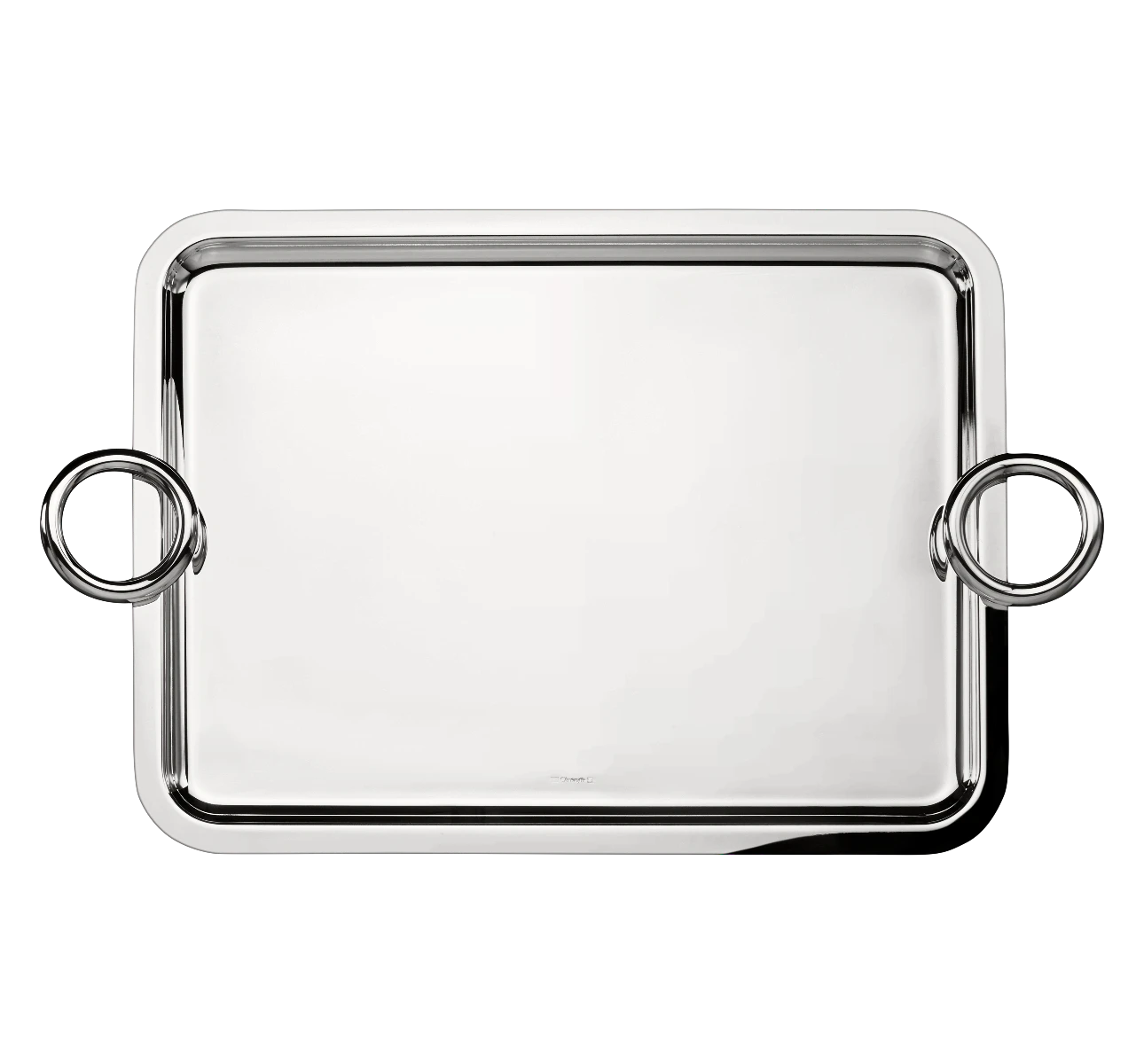 Vertigo Large Silver-Plated Tray