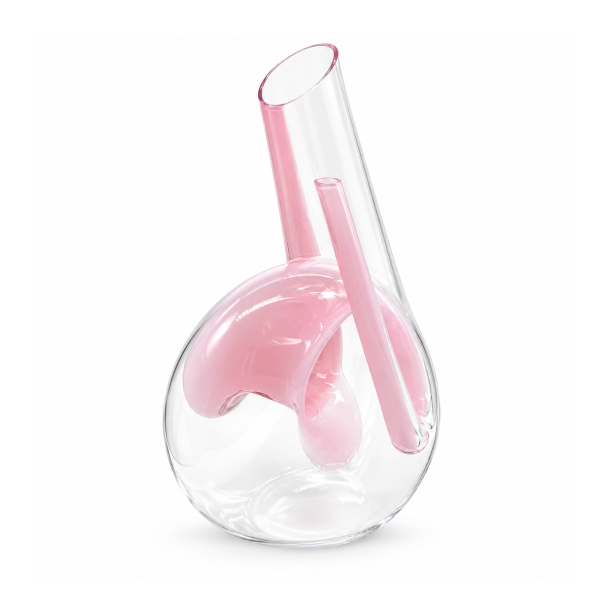 Curly Decanter in Pink - Mini