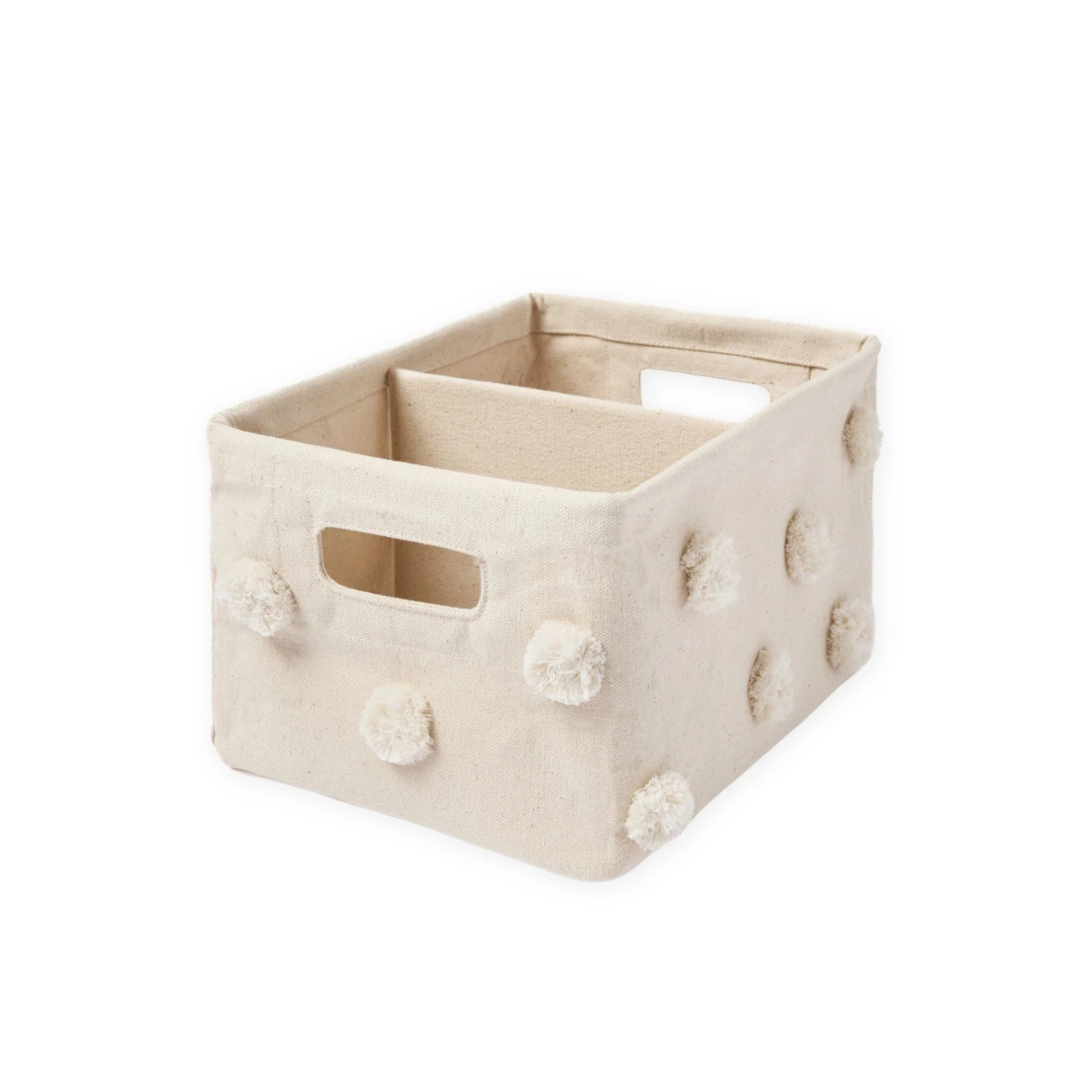 Pom Pom Basket Hideaway Caddy Organizer