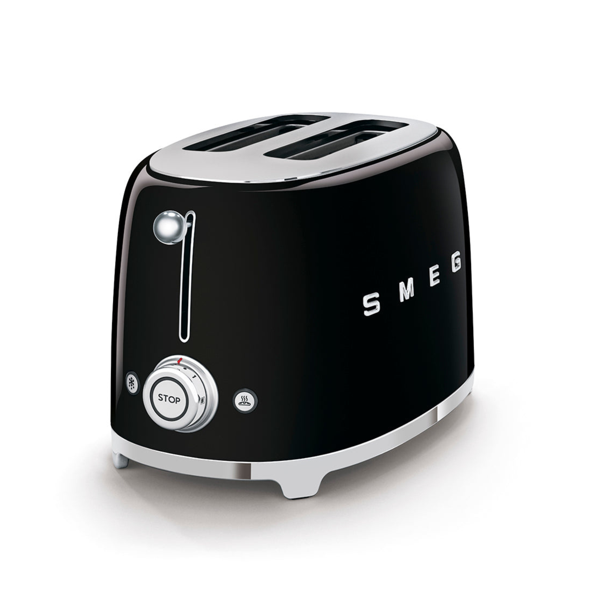 #color_Glossy Black | 50s Retro Style Toaster