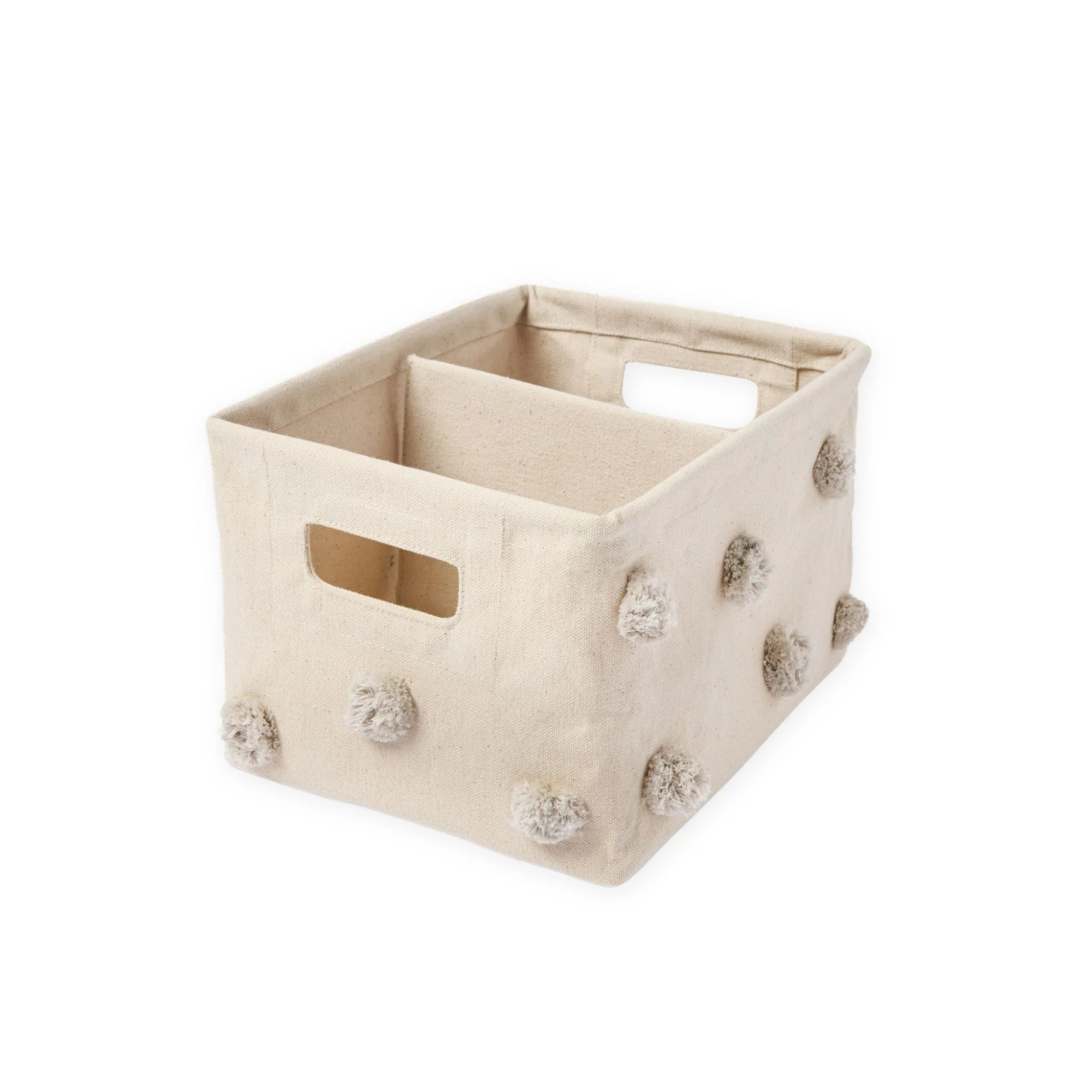 Pom Pom Basket Hideaway Caddy Organizer