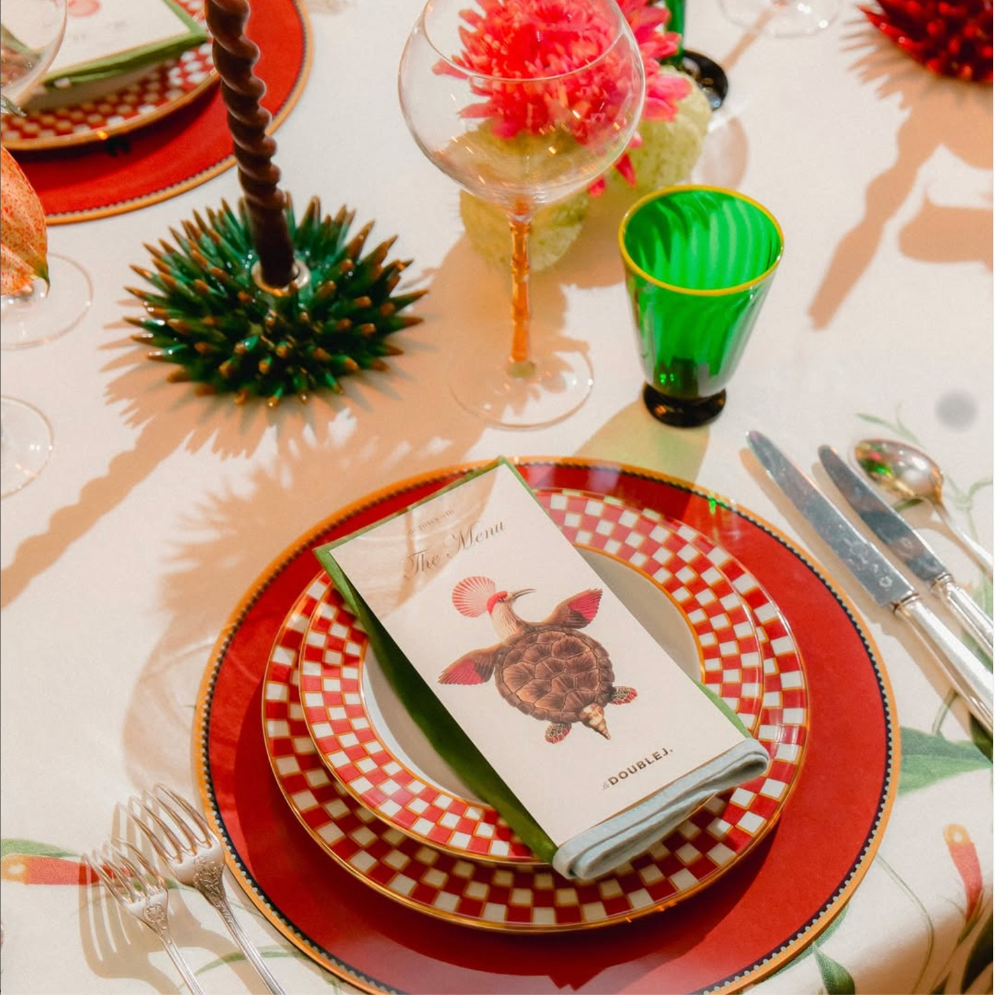 Apollo Brick Dinner Plates - Set of 4