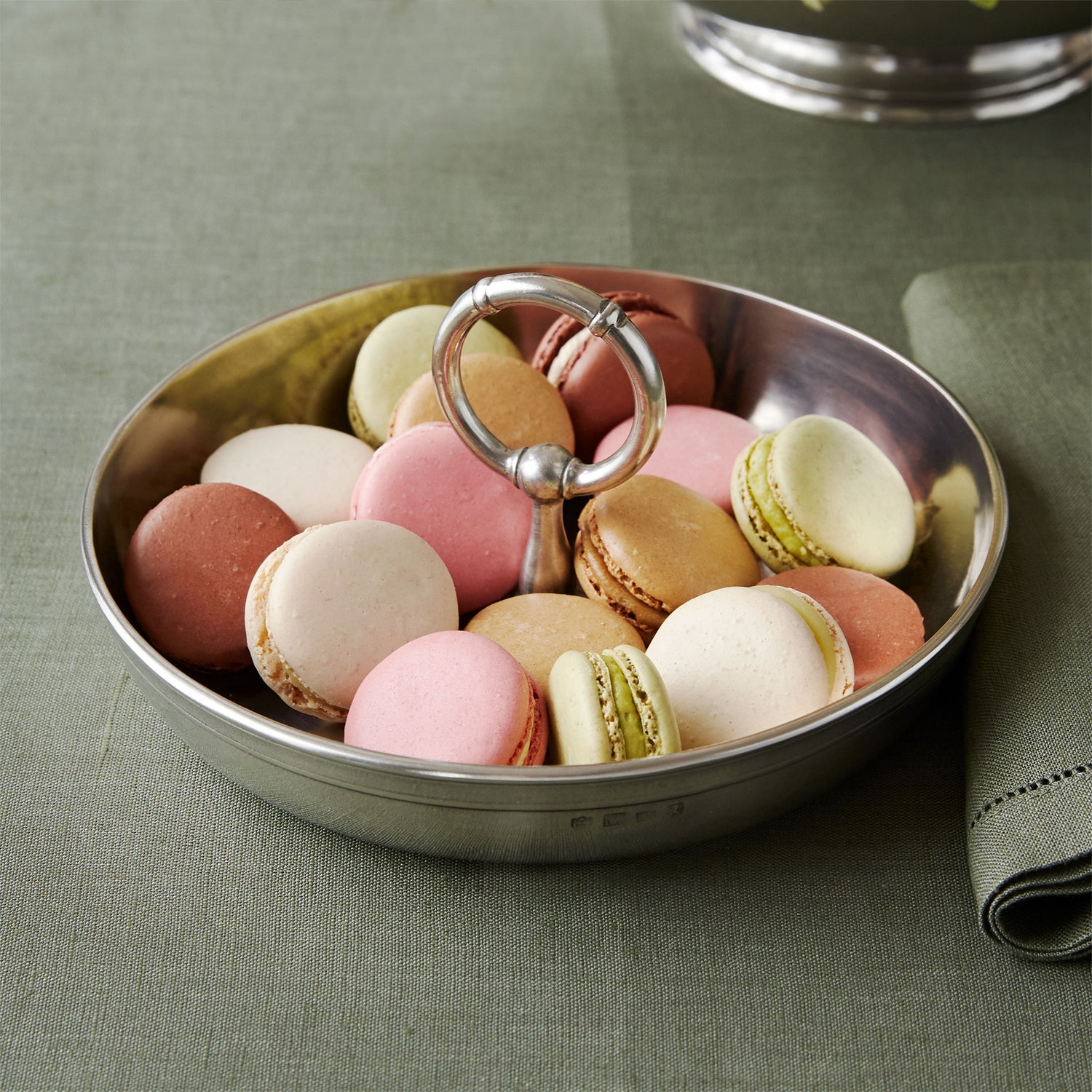 Pewter Festa Dish with Handle