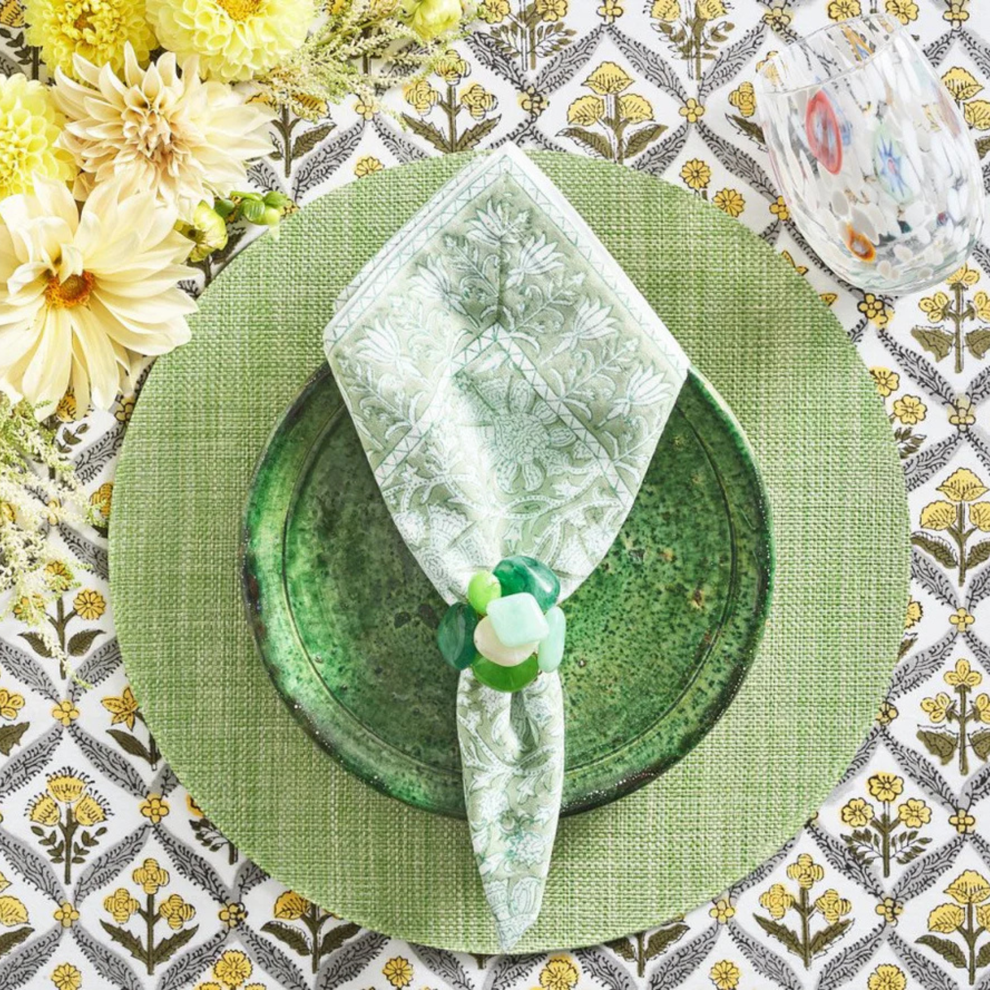 Sea Stone Napkin Rings - Set of 4