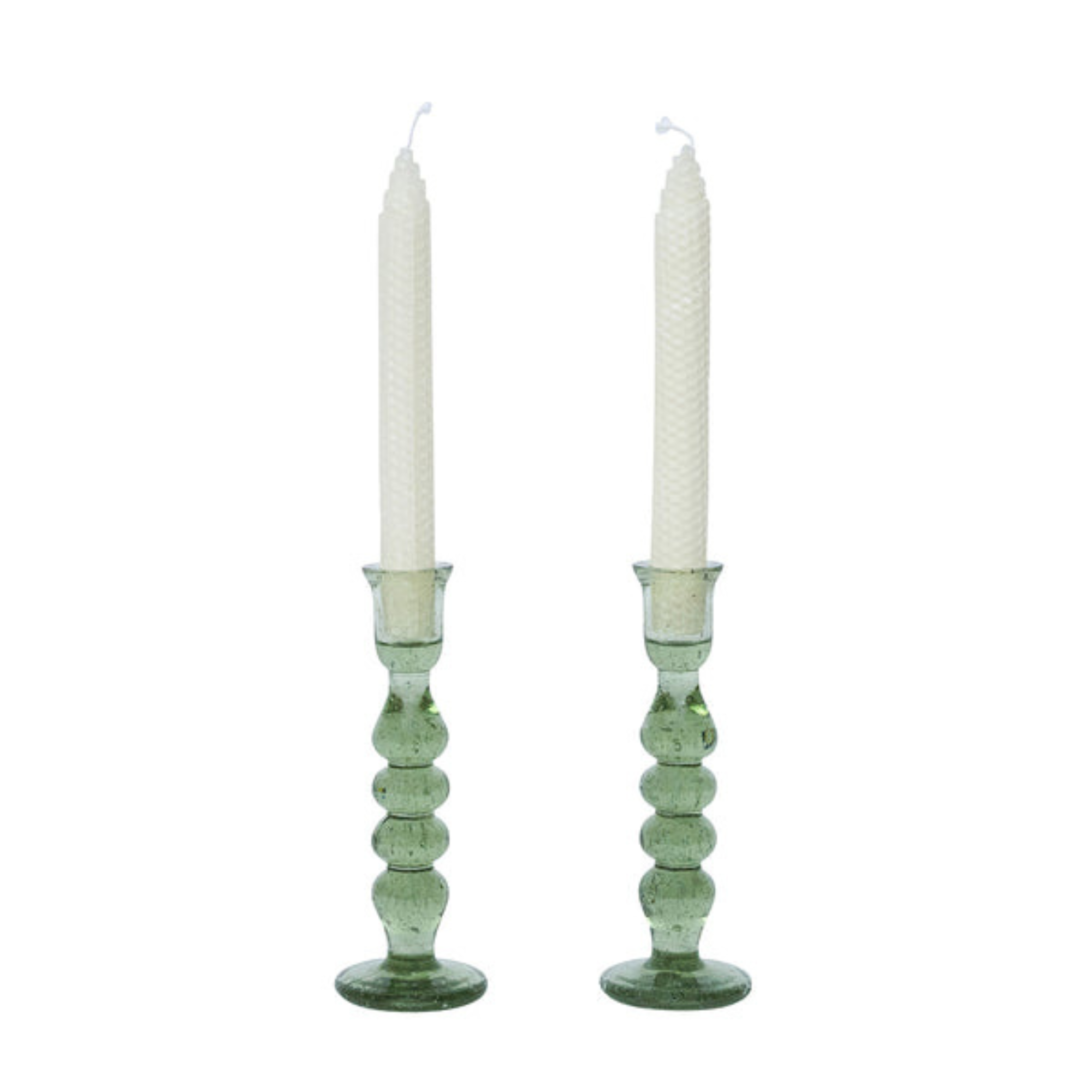 #color_Basil | Provence 7" Candlestick - Set of 2