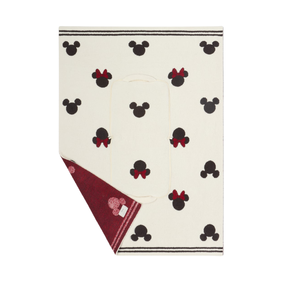 CozyChic Classic Disney Travel Blanket in Cream Multi