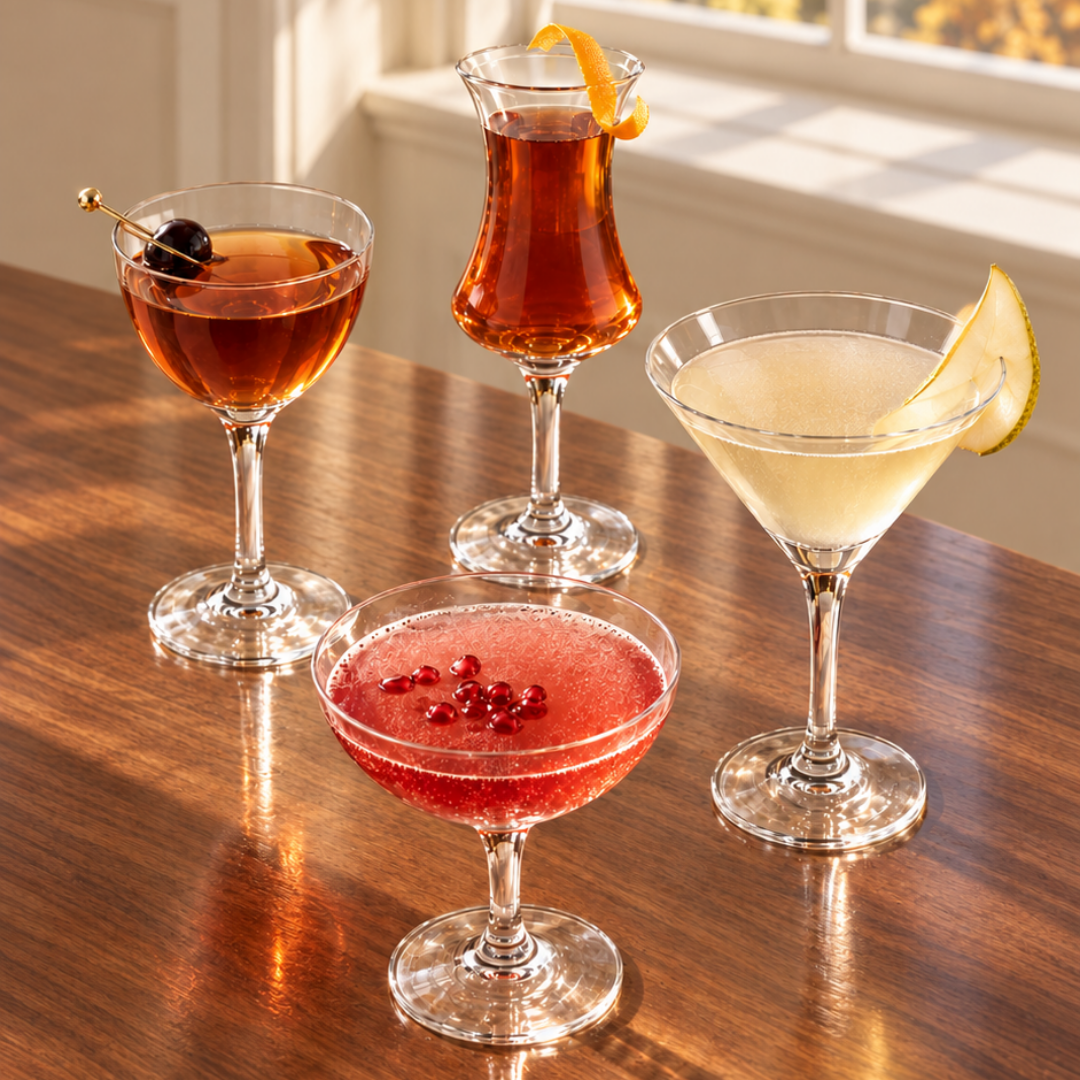 Dorset Bar Glass Suite - 4-Piece Set