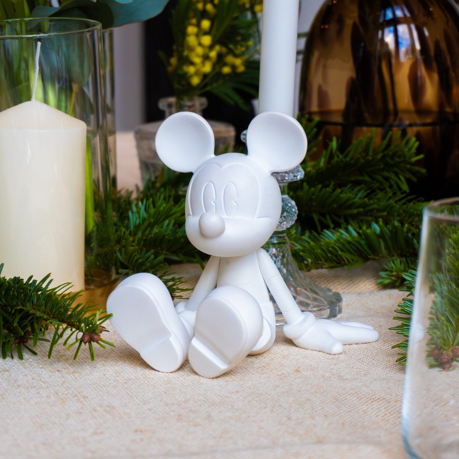 Sitting Mickey by Marcel Wanders in White