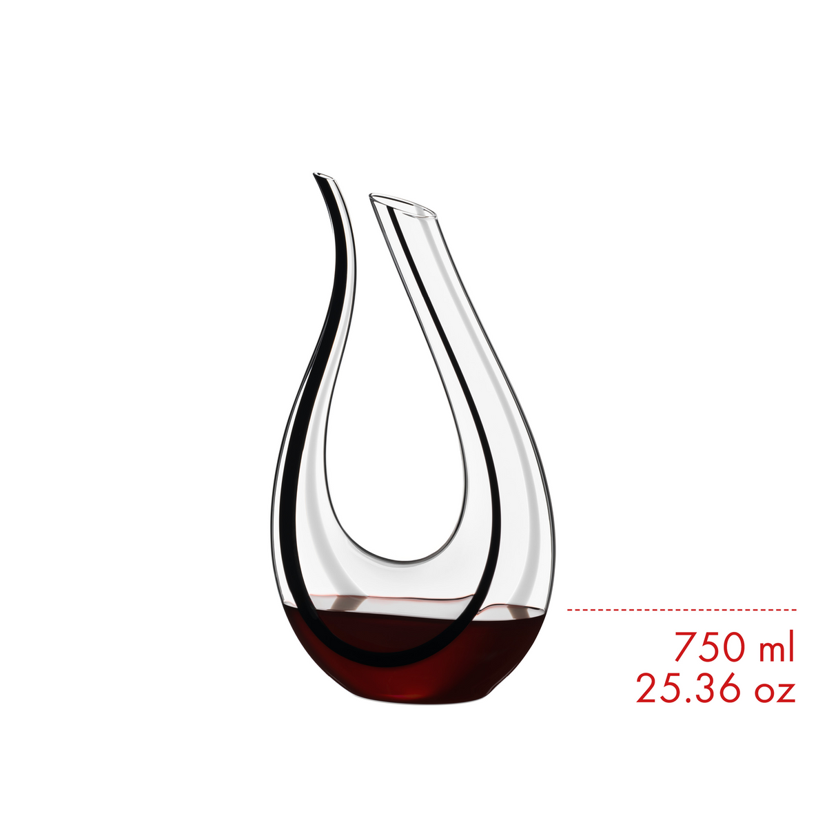 Amadeo Figaro Decanter in Black & White