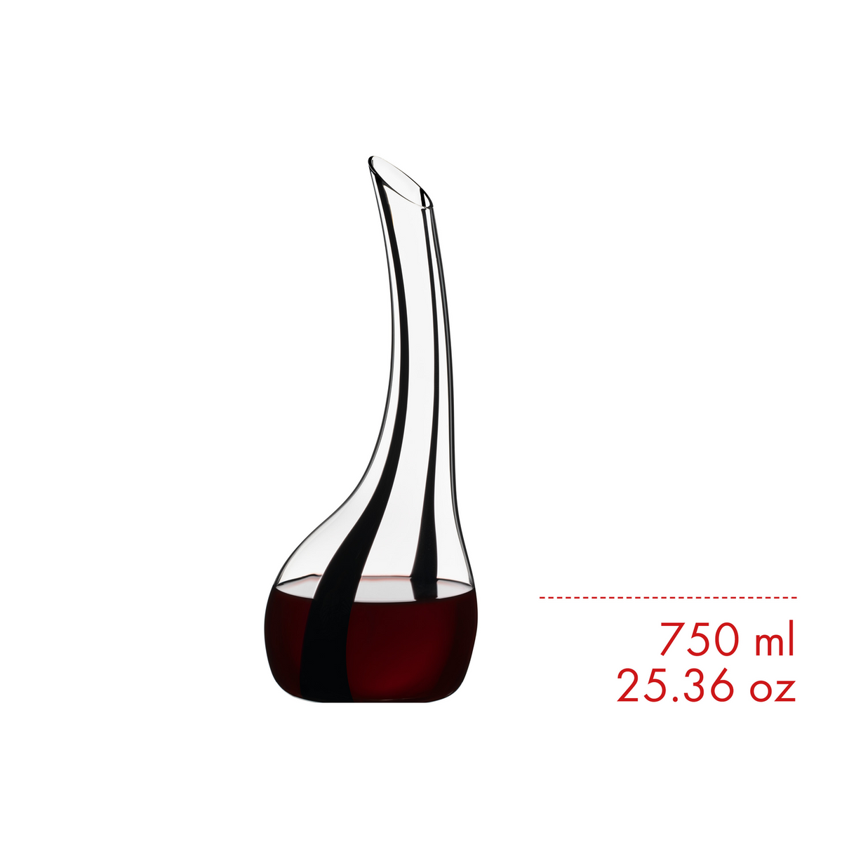 Cornetto Onyx Decanter in Black