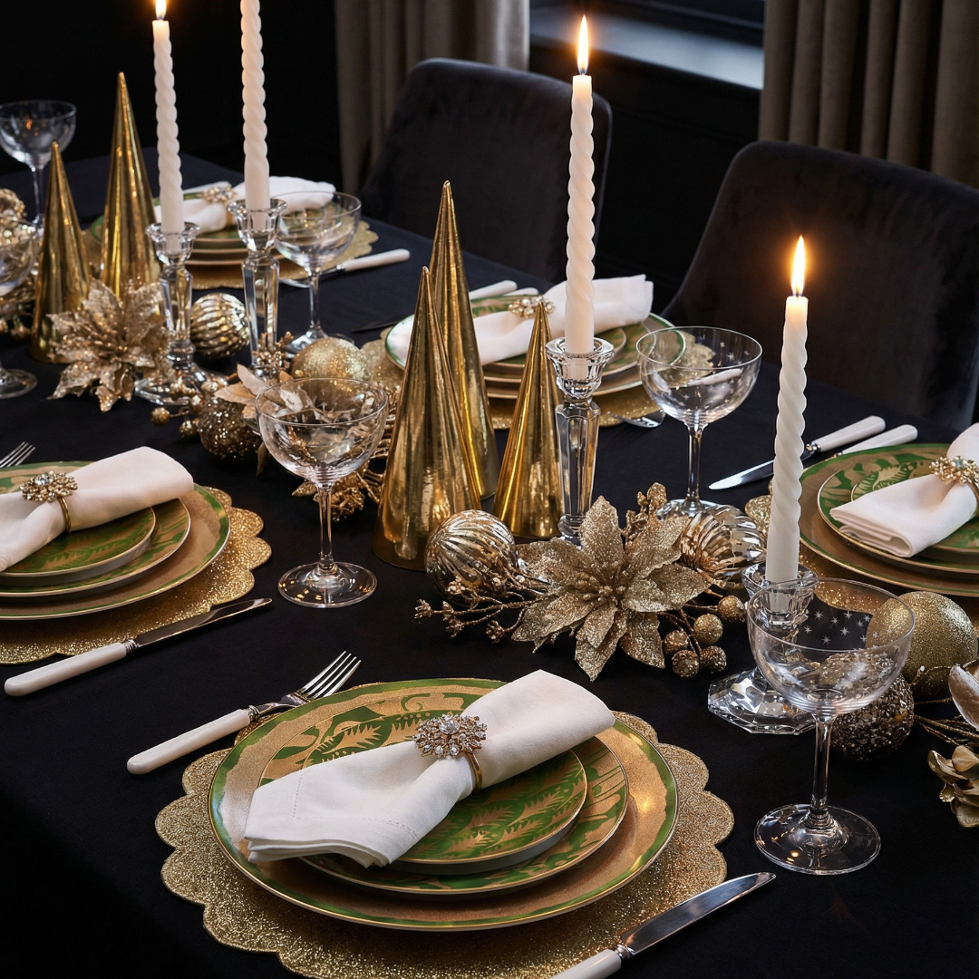 Fortuny Melagrana Dessert Plates - Set of 4