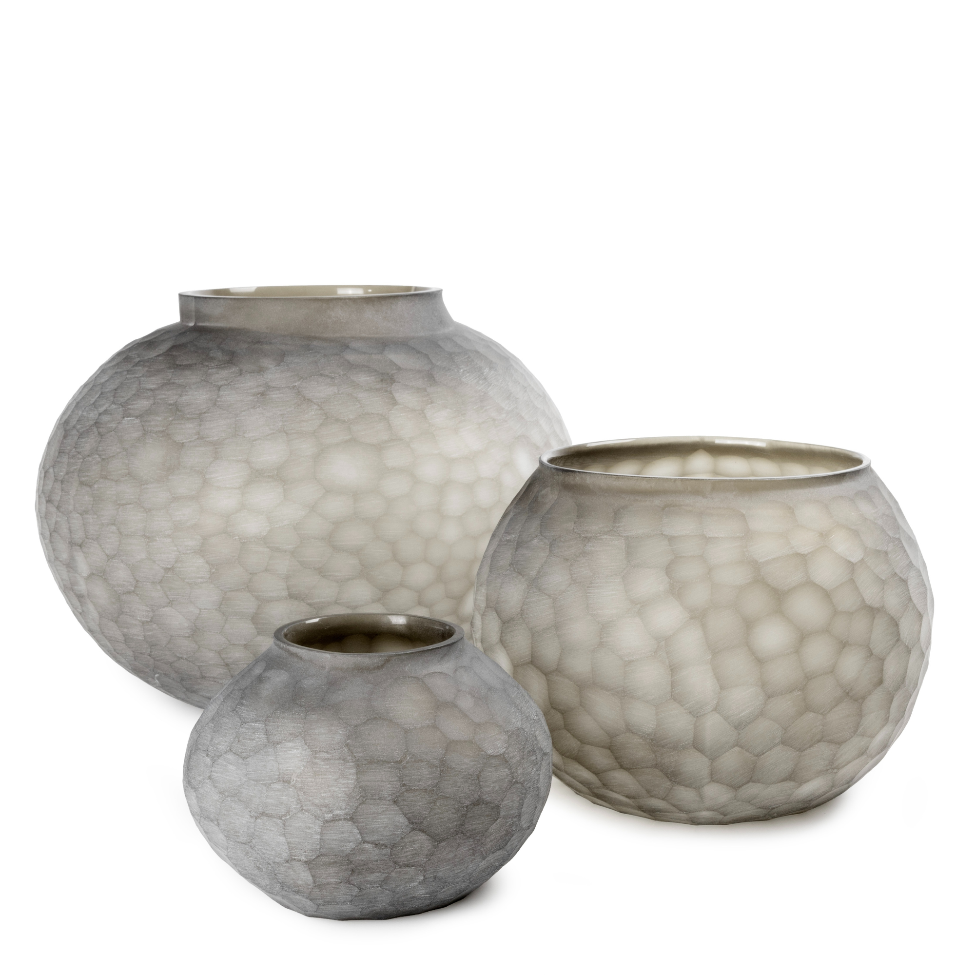Guaxs Vase Smokegrey 美品 Bangui Vase - Clear Smokegrey | Maison & Tavola