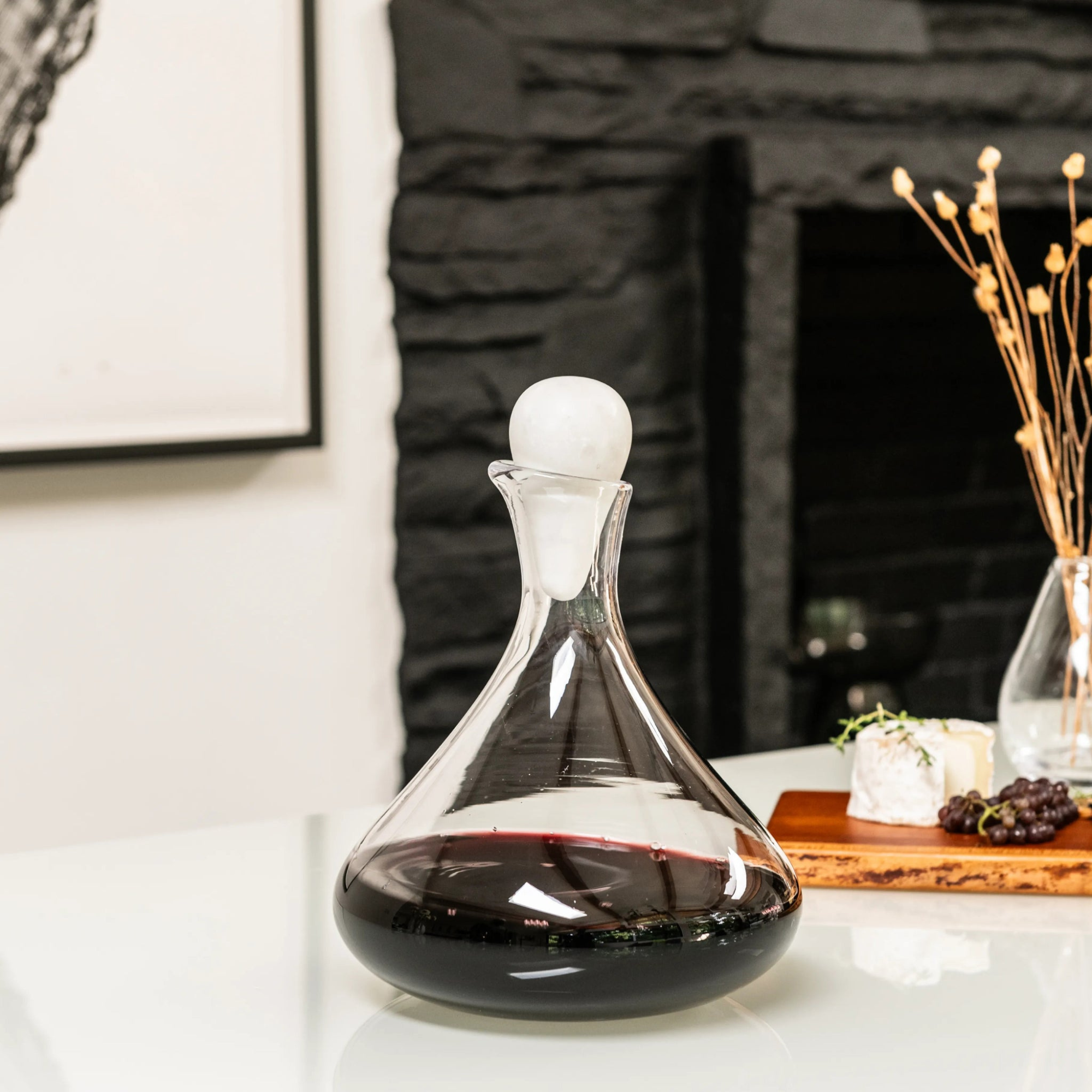 Vintner Wine Decanter with Marble Stopper