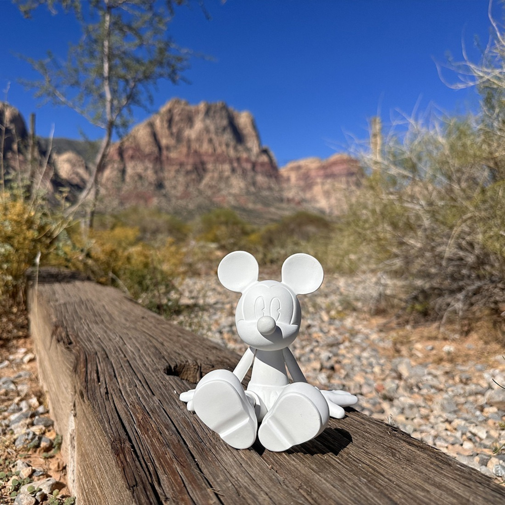 Sitting Mickey by Marcel Wanders in White