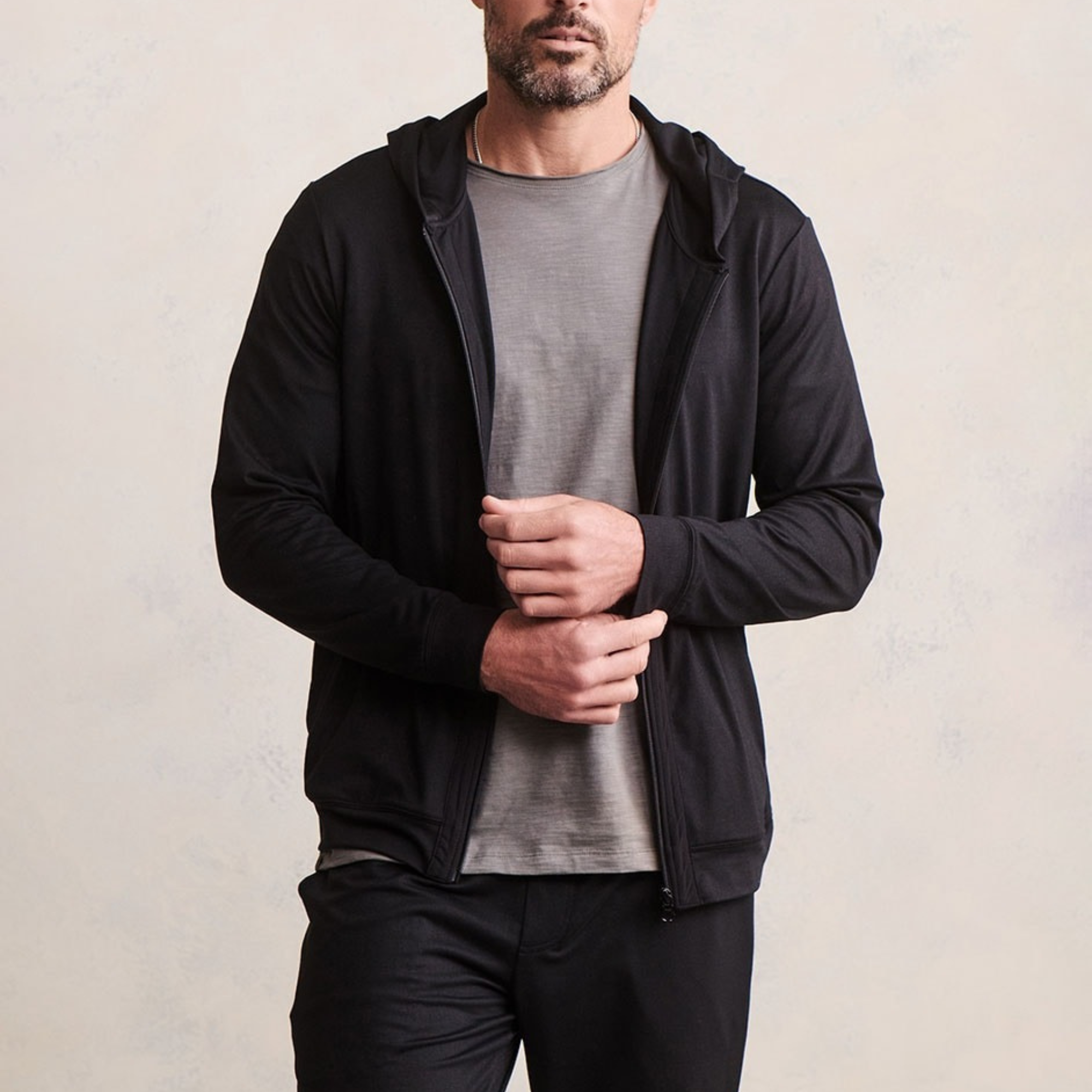 Malibu Collection Men's Butterchic Zip Up Hoodie