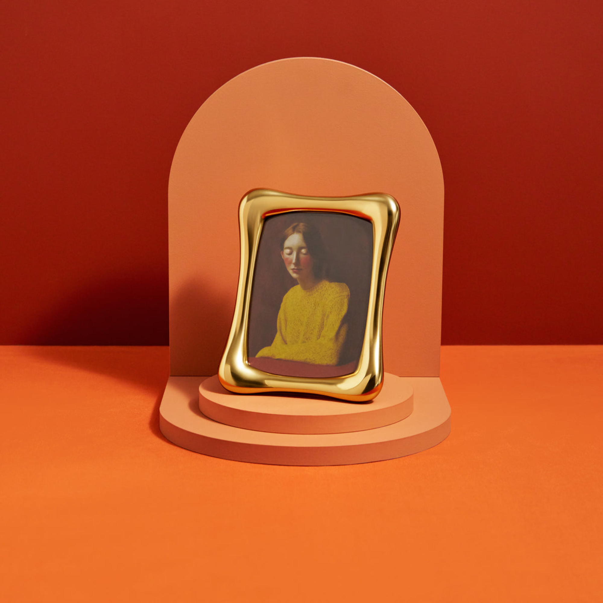 Anton Frame - Gold, 5" x 7"