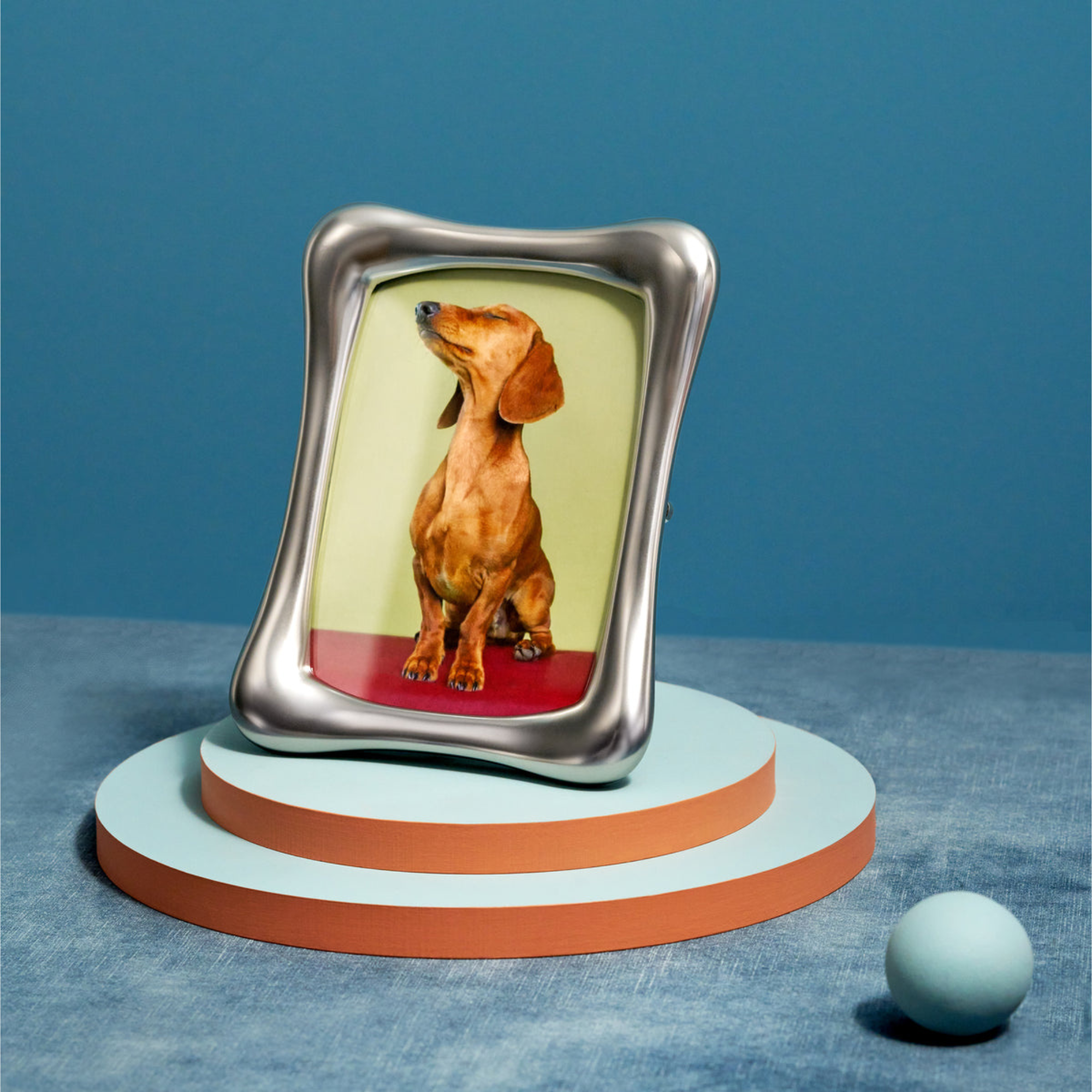 Anton Frame - Platinum, 5" x 7"