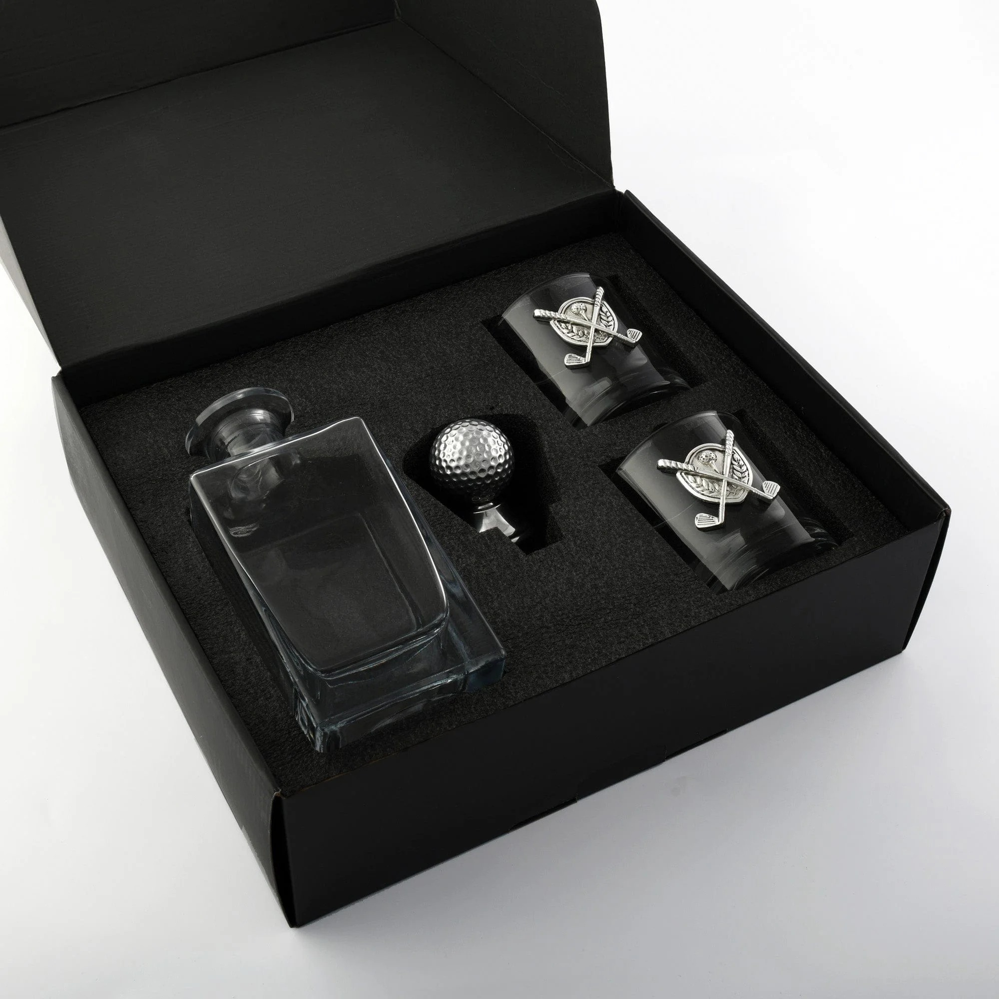 Golf Decanter Set with 2 Glasses