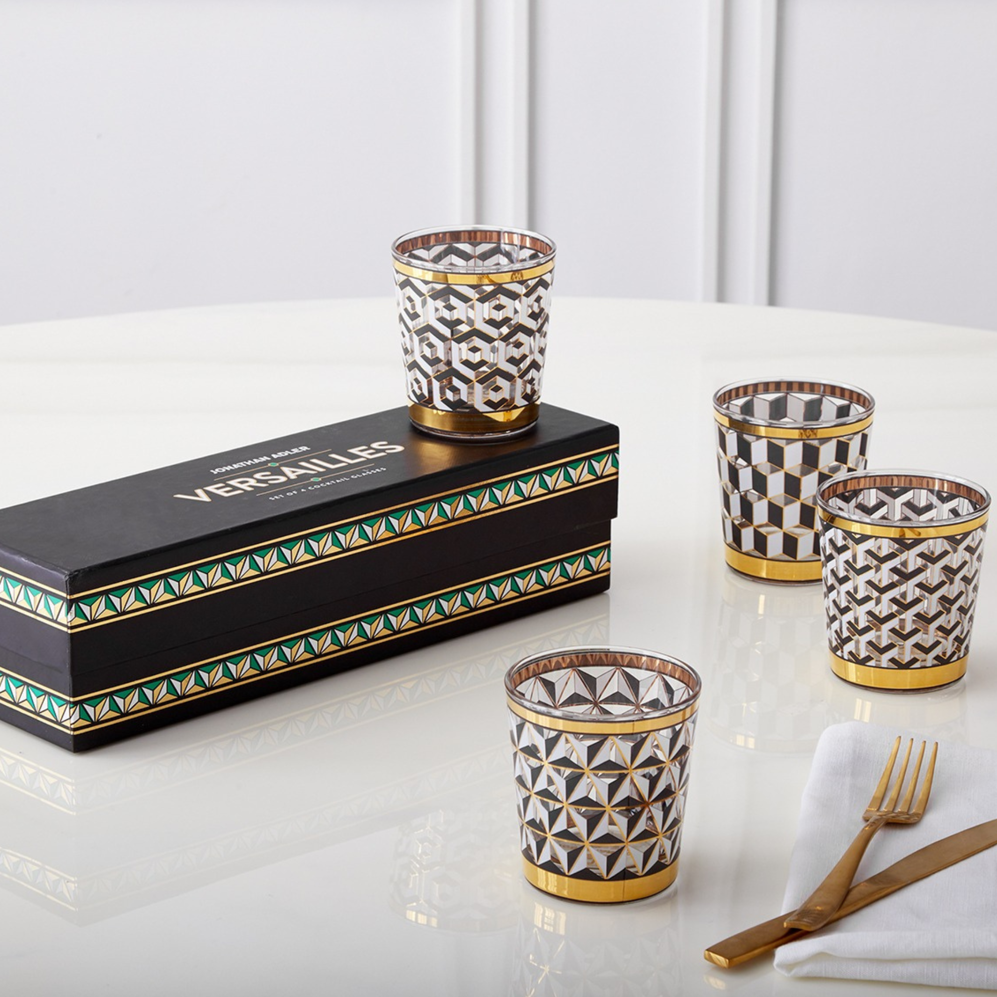 Versailles Glassware - Set of 4