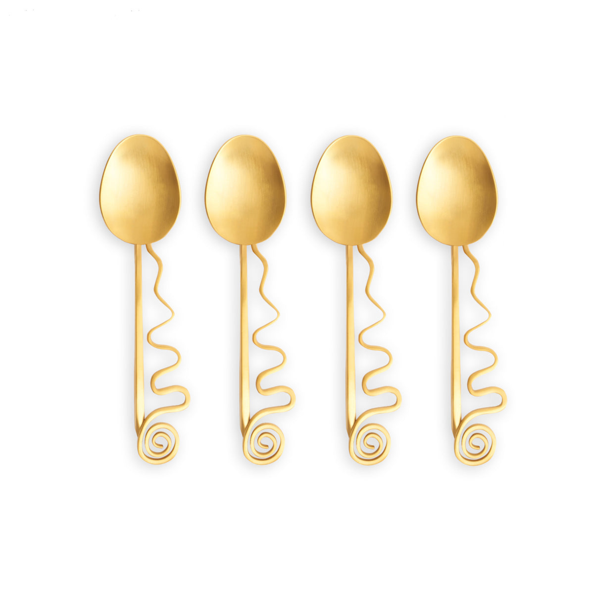 Spirale Cocktail Spoons - Set of 4