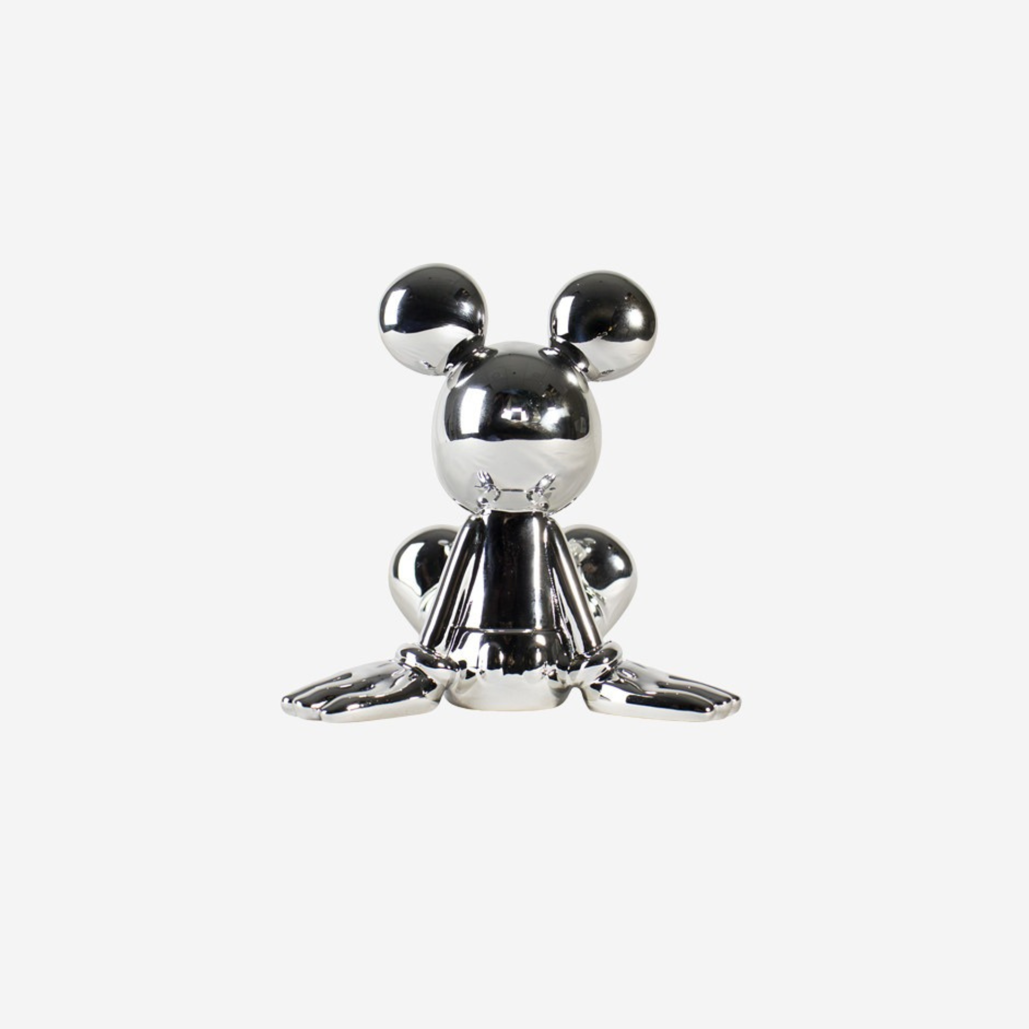Sitting Mickey by Marcel Wanders in Chromed Silver