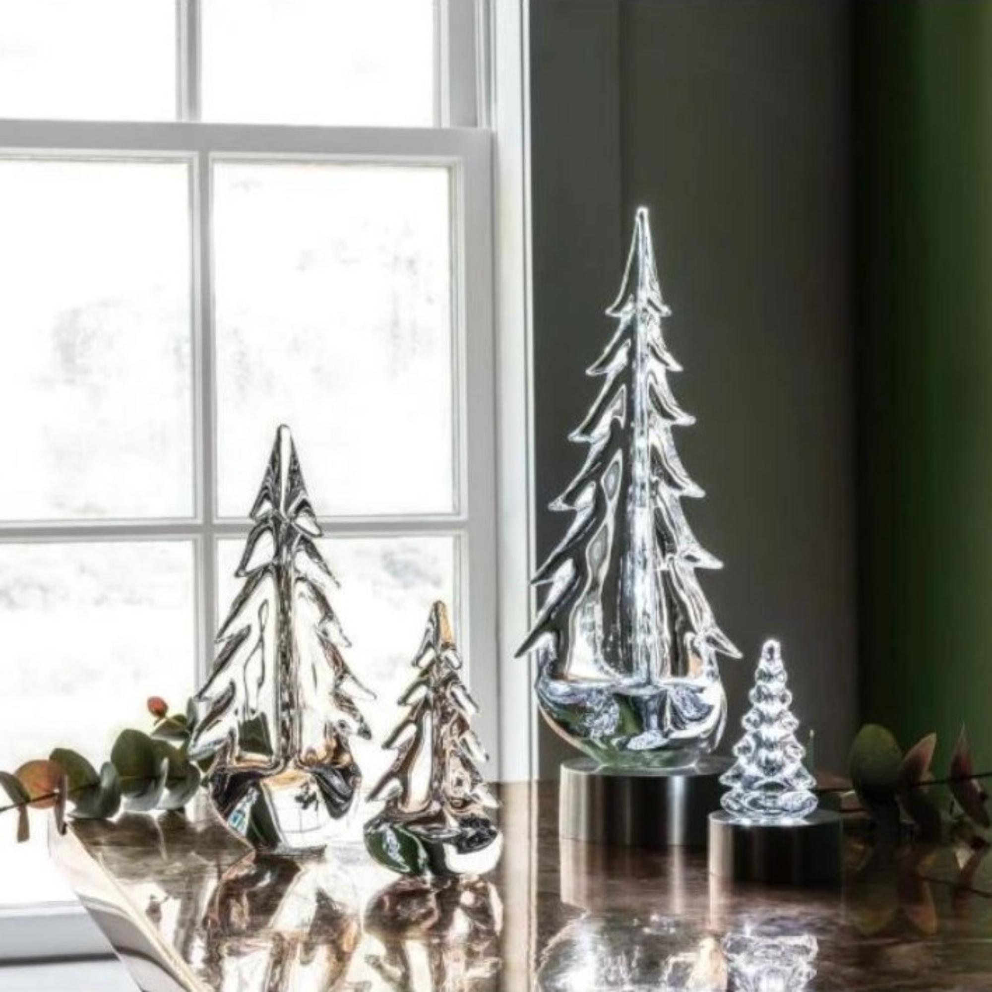 Vermont Evergreen Glass Tree