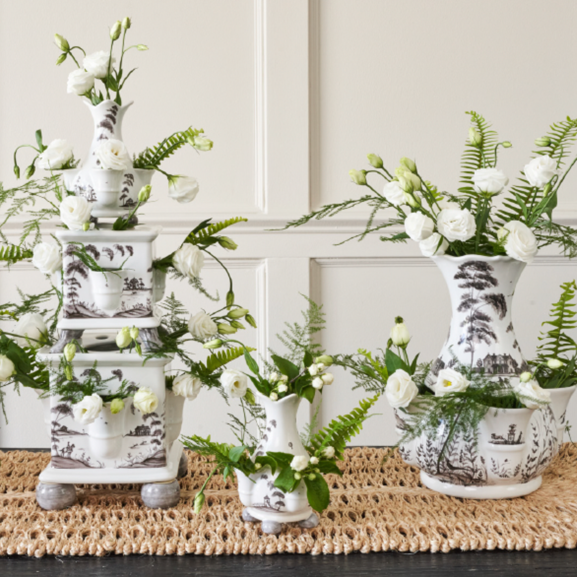 Straw Loop 16" x 60" Table Runner - Natural