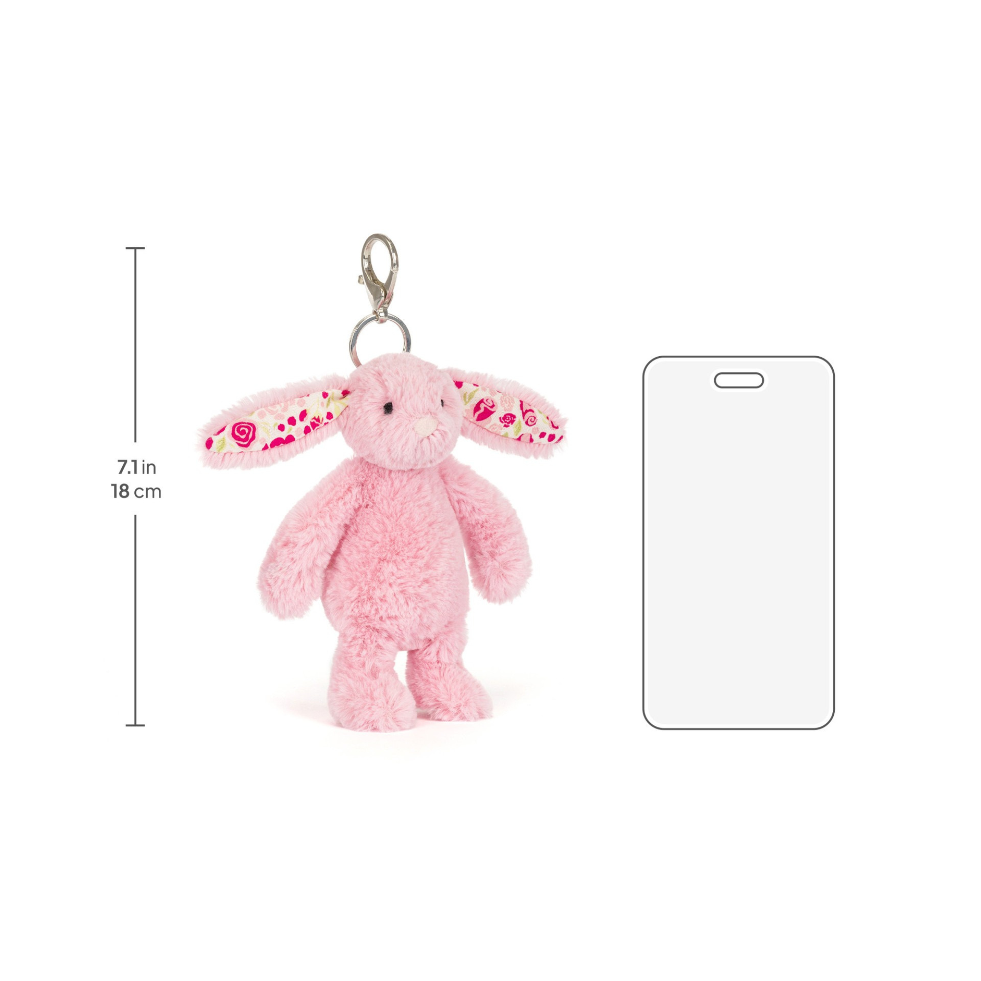 Blushkin Blossom Bunny Bag Charm