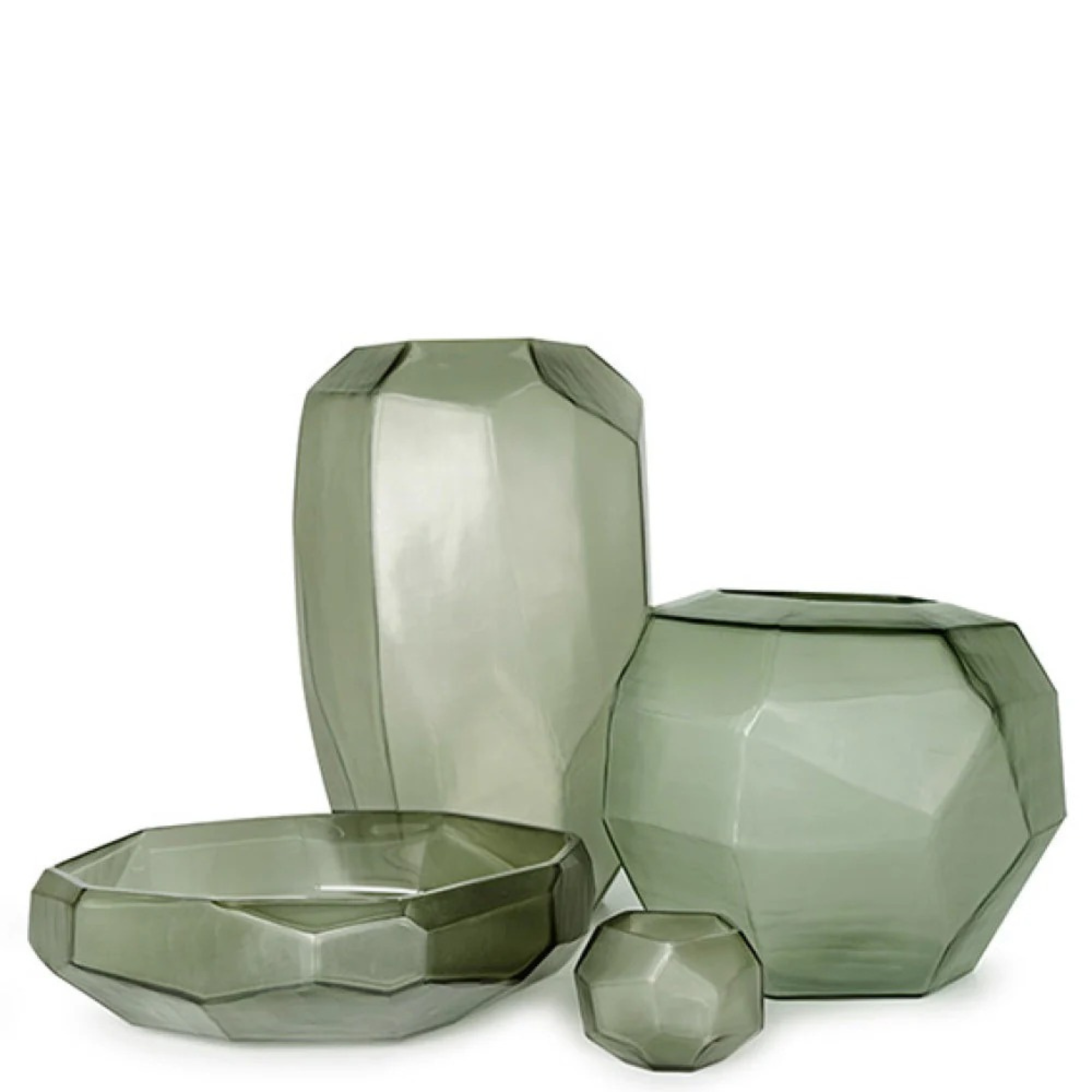 Cubistic Vase - Light Steelgrey