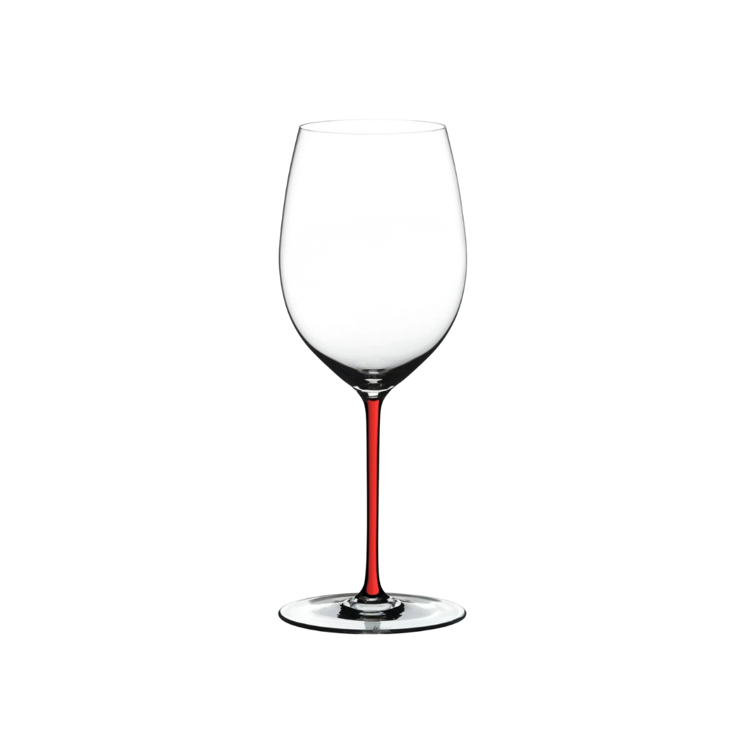 Fatto A Mano Cabernet-Merlot Wine Glass in Red