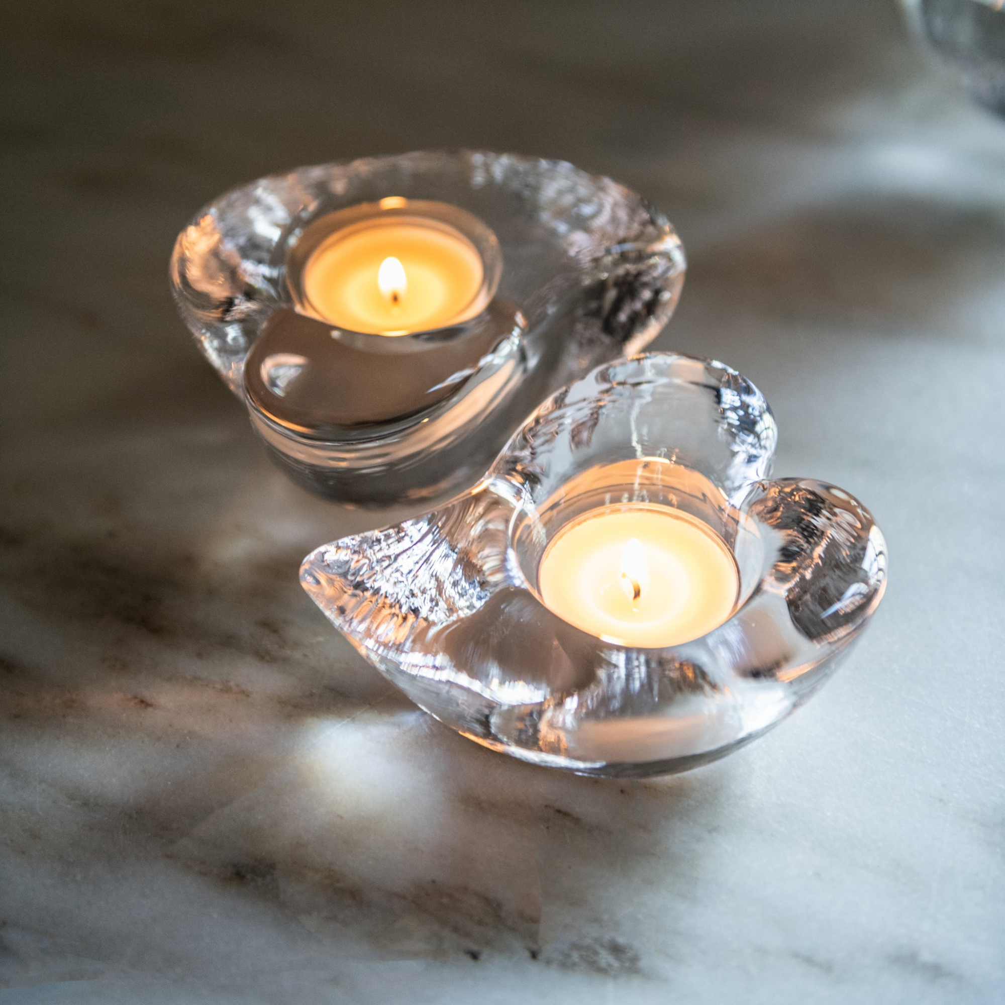 Twist Heart Tealight - Set of 2