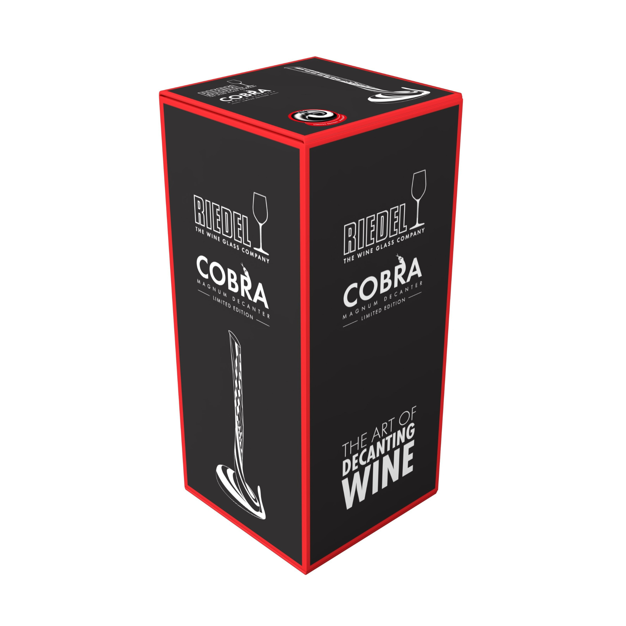 Cobra Magnum Decanter - White/Black