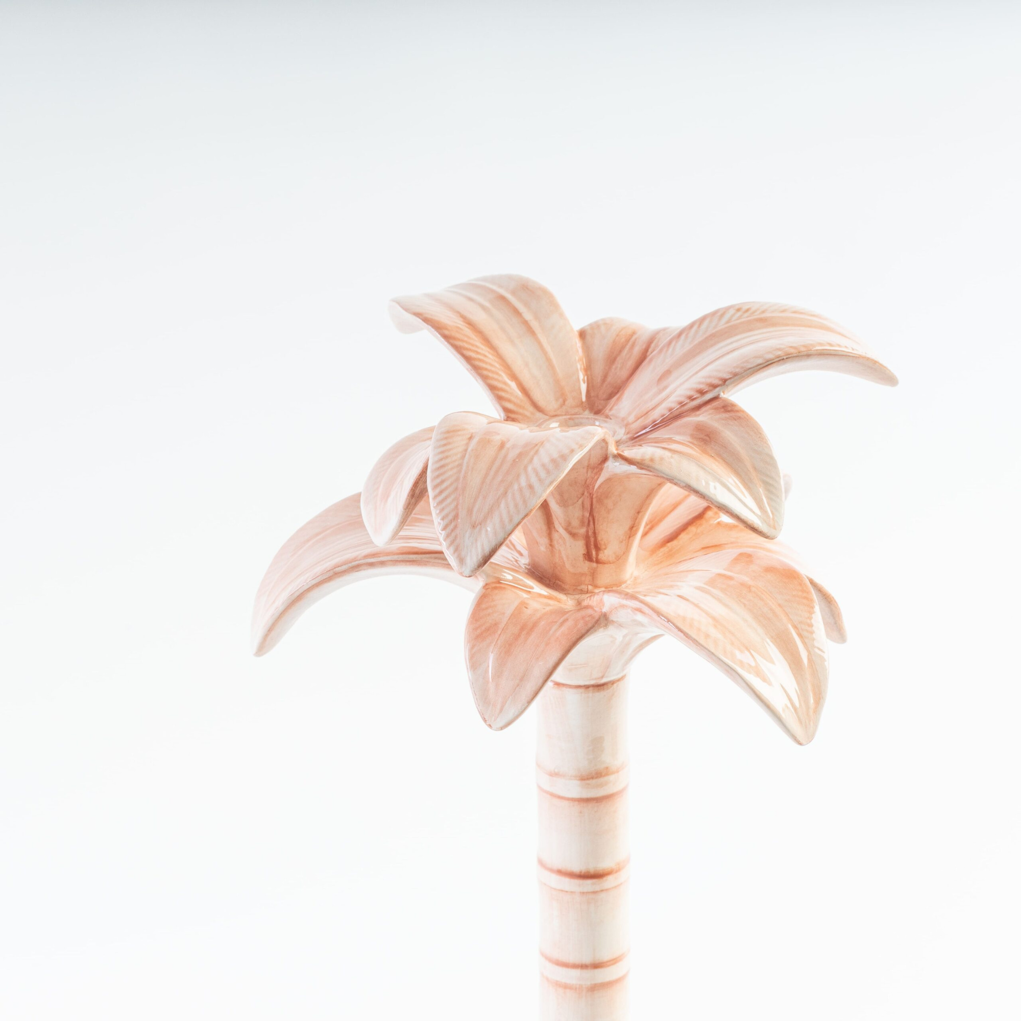 Palm Tree Candleholder - Pink