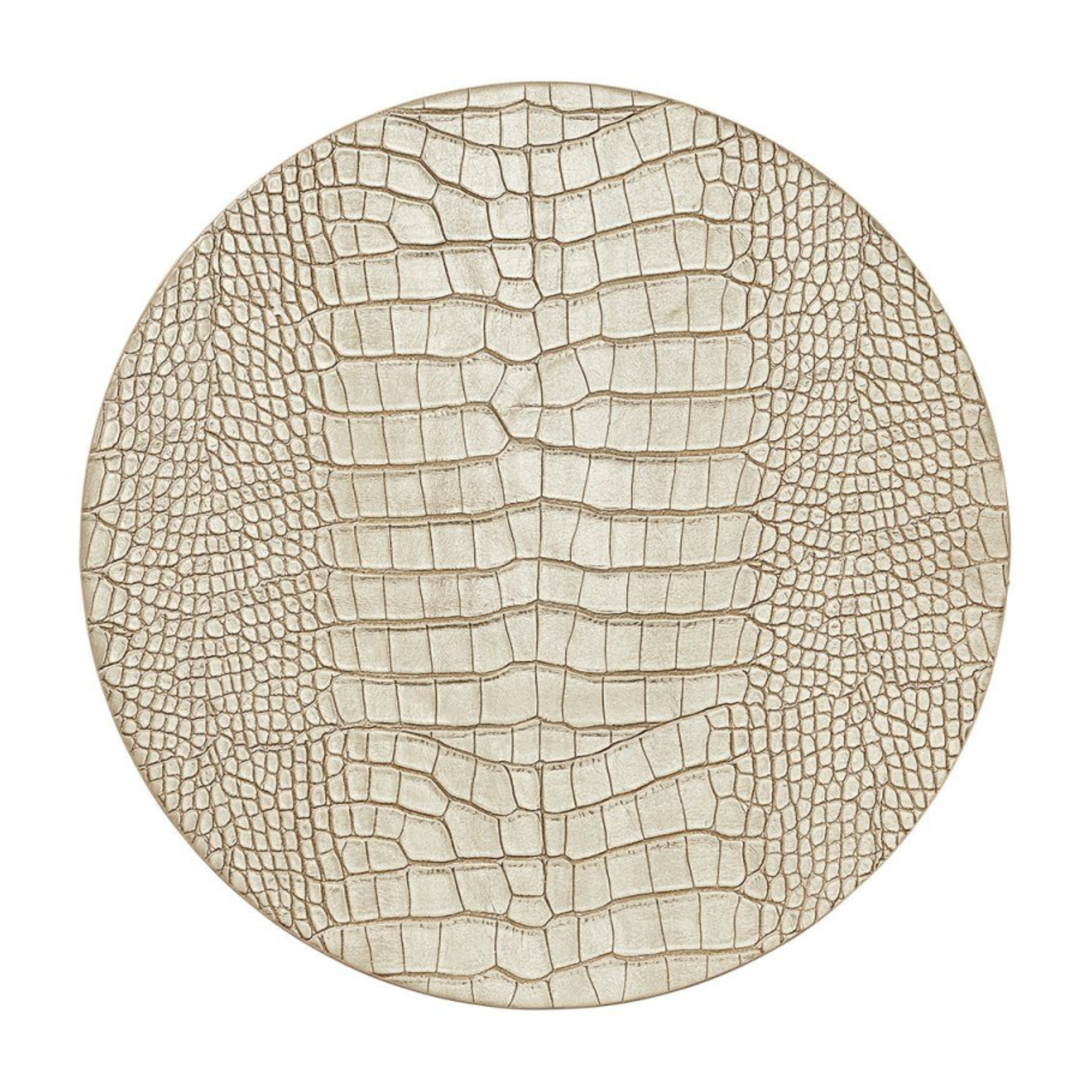 Croco Placemat in Gold - Set of 4