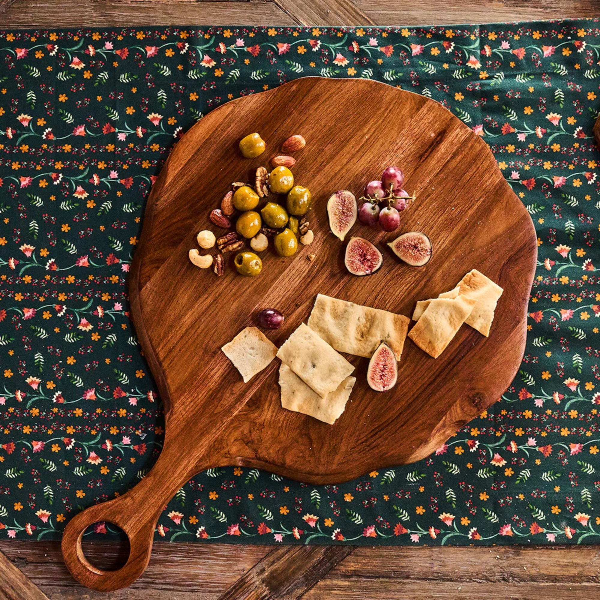 Puro Round Serving Board – Teak