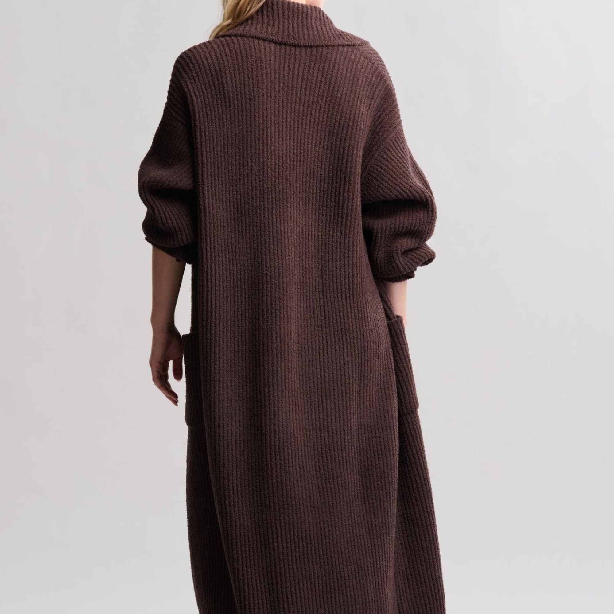 CozyChic Cotton Rib Long Coat