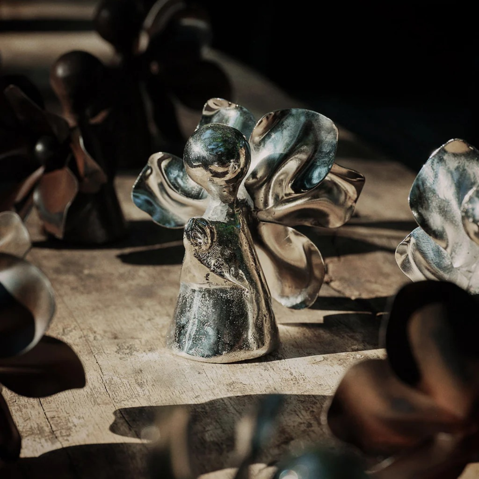 Florecita Angel in Nickel