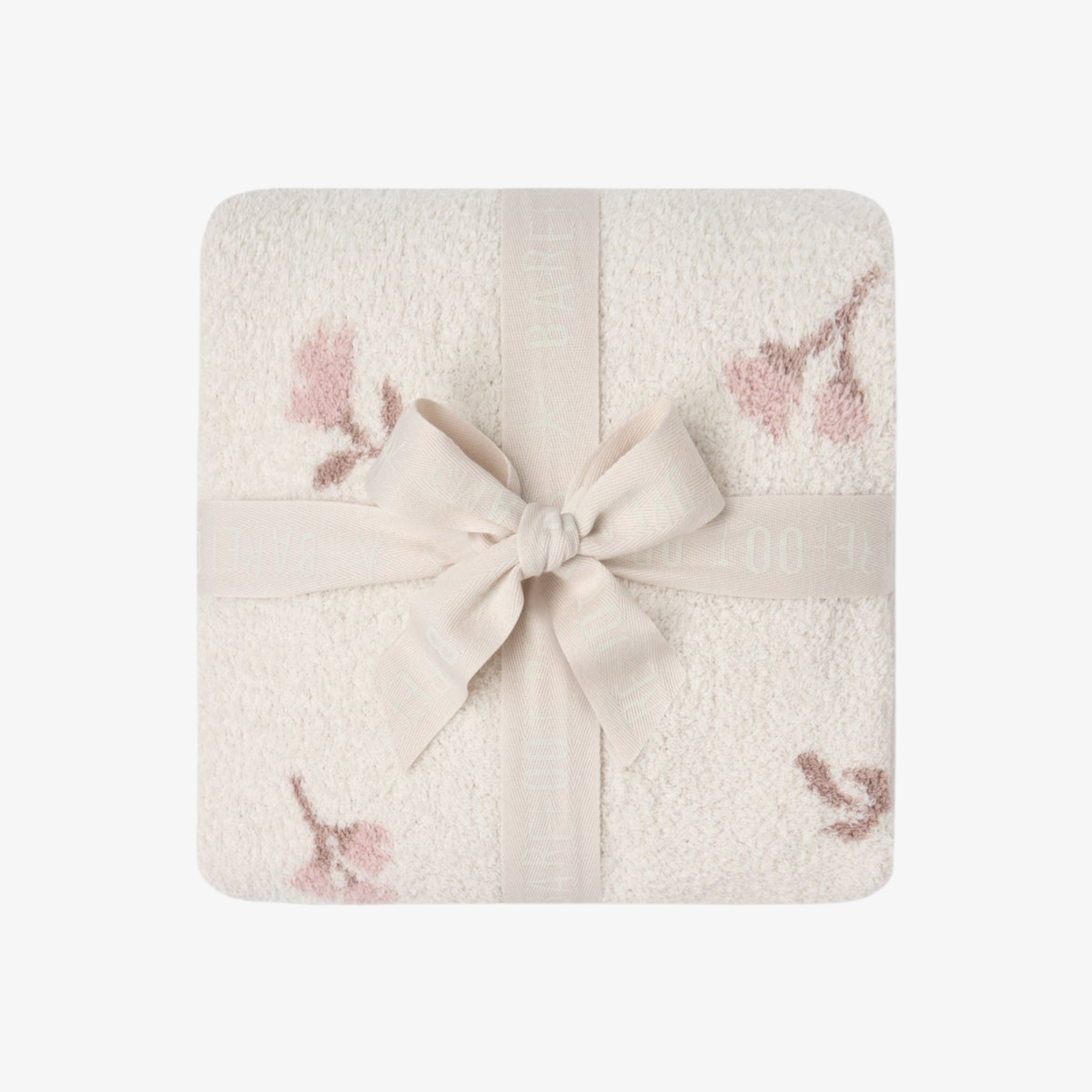 Cozy Chic Heirloom Floral Stroller Blanket in Dusty Rose