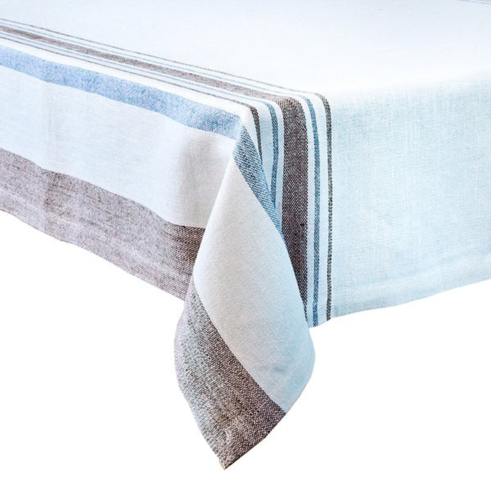 Danish Stripe 52" Table Square – Taupe