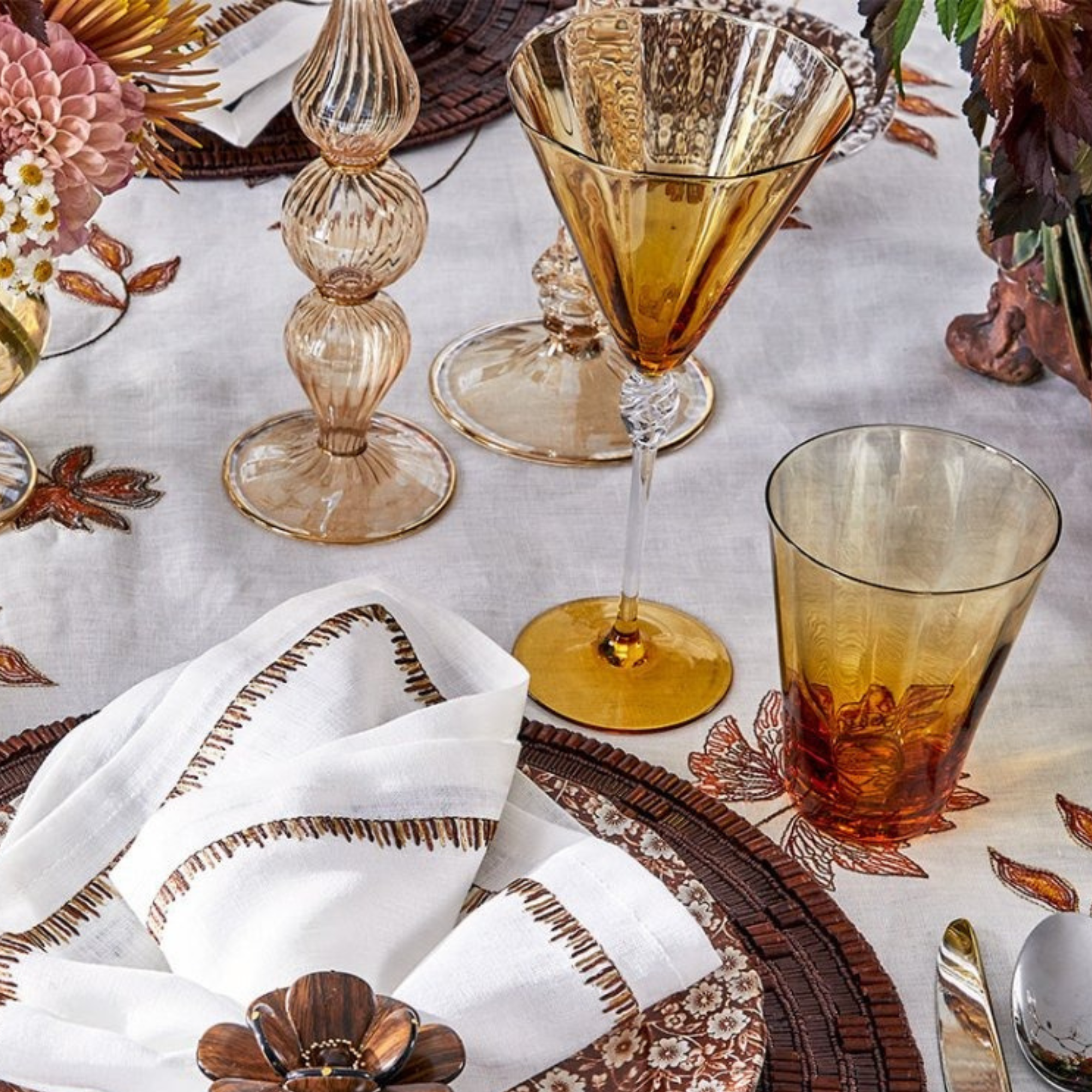 Daphne Tumbler in Amber - Set of 4