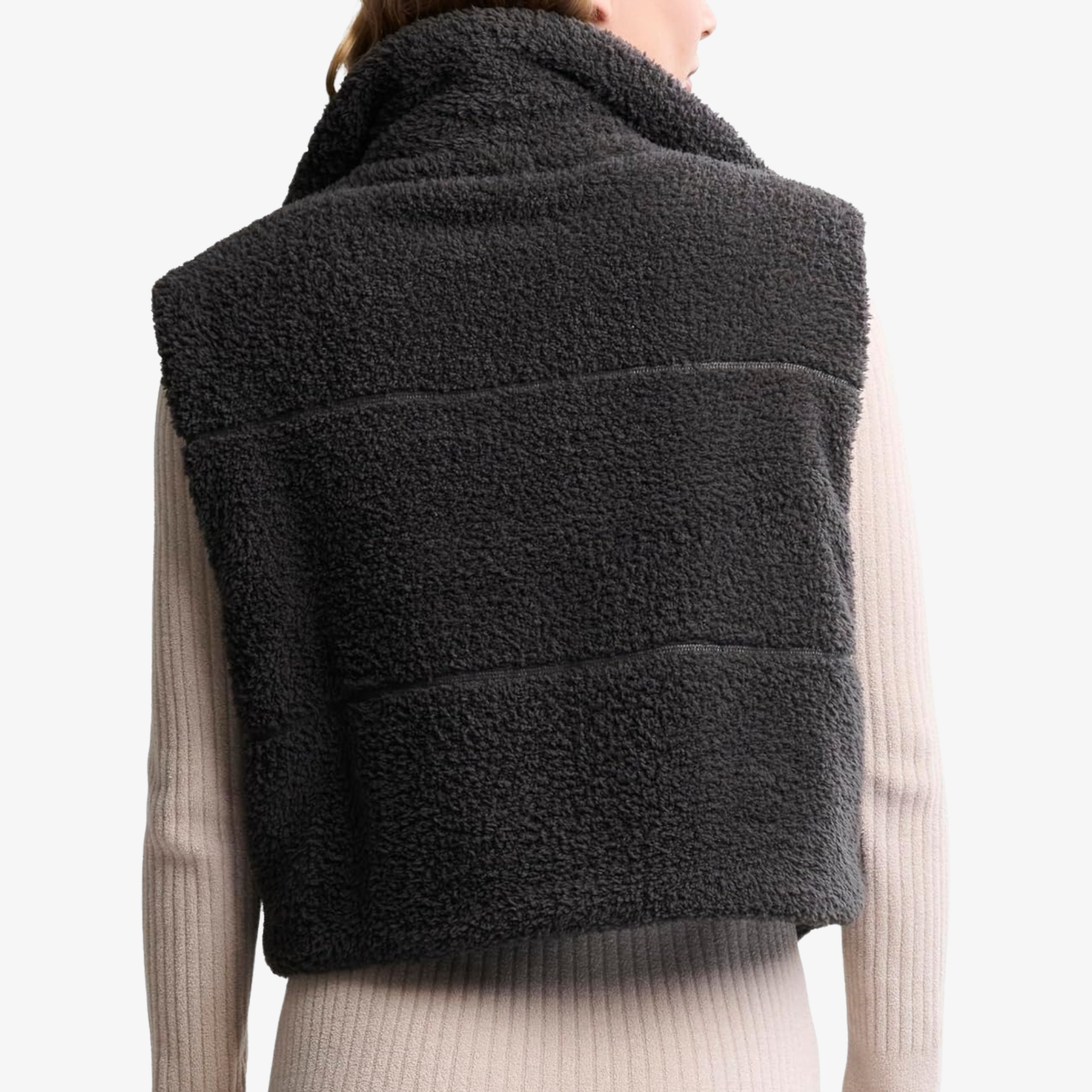#color_Carbon | Brushed CozyChic Puffer Vest