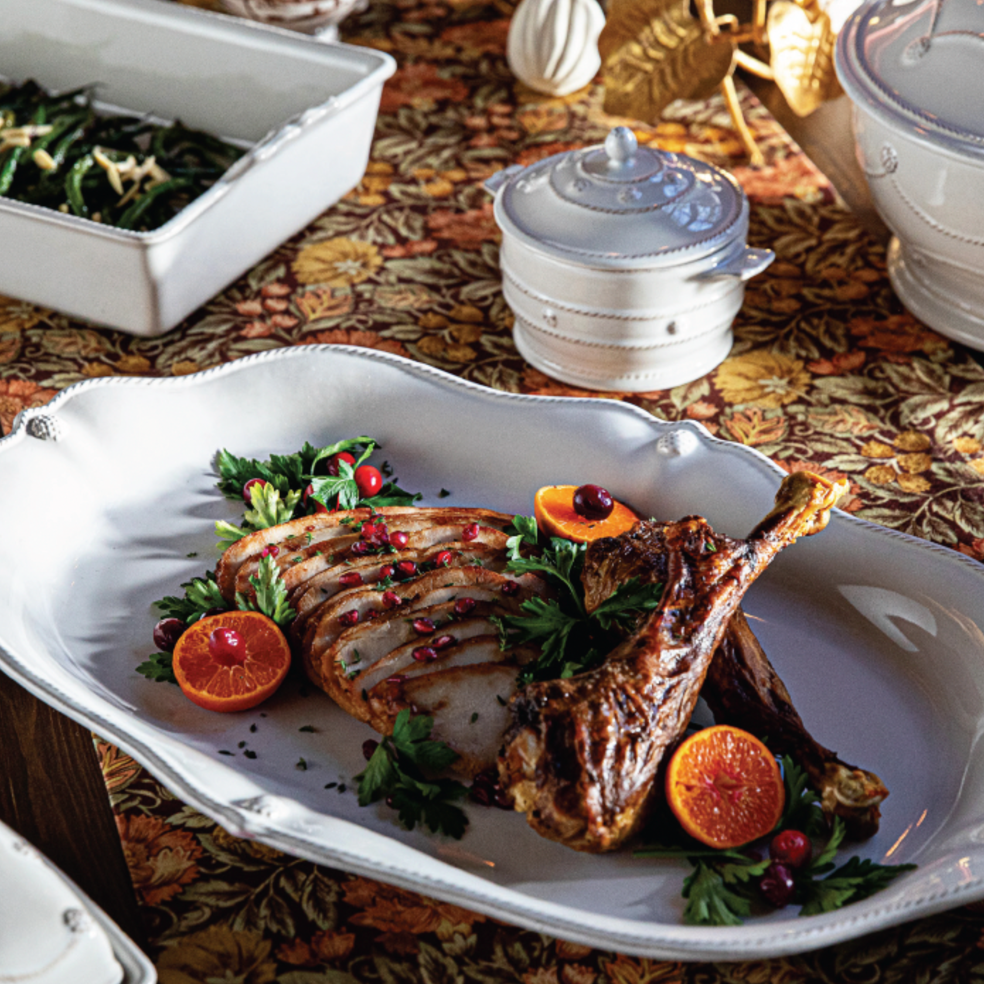 Willa 18"x90" Table Runner - Amber