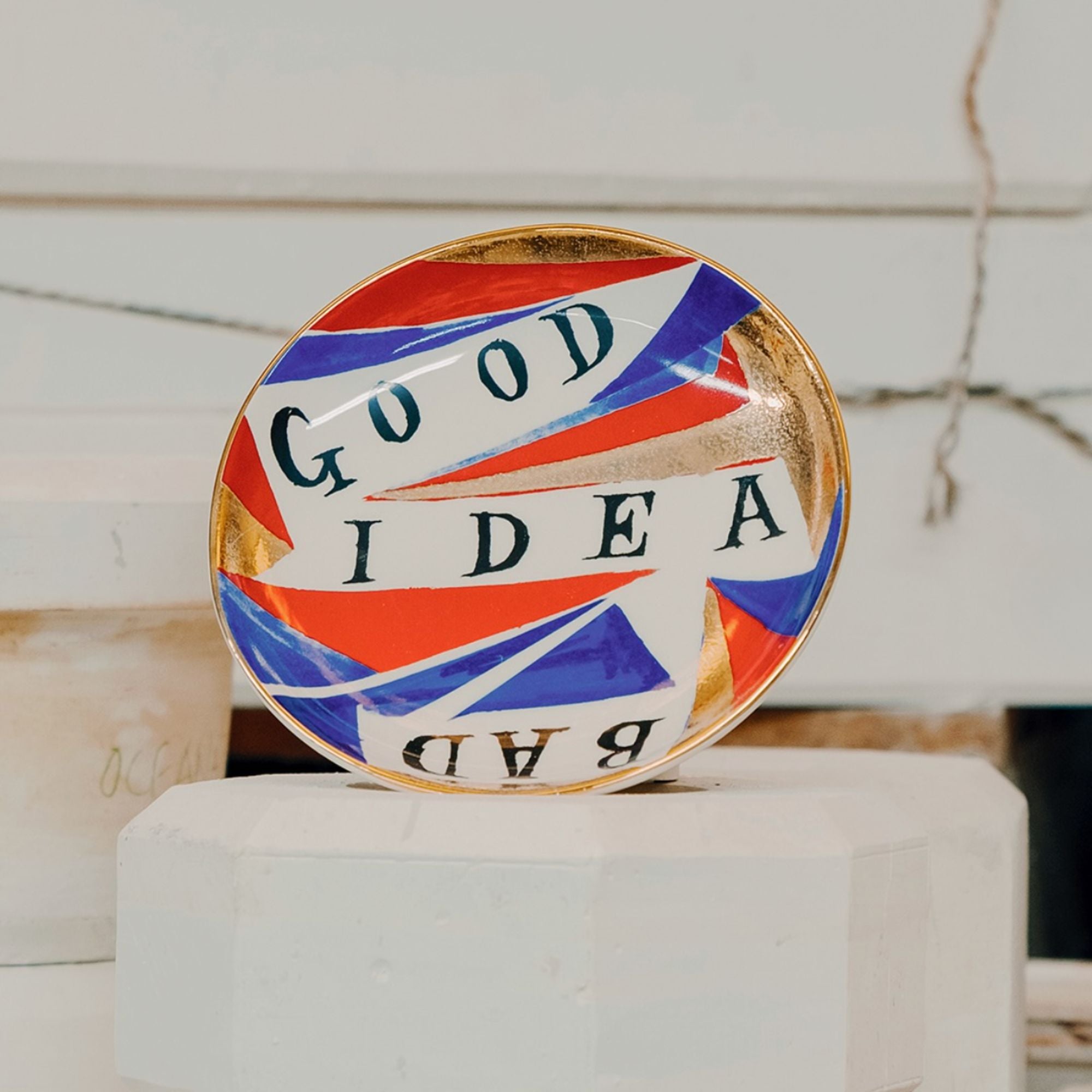 Ruan Hoffmann Good/Bad Idea Plate