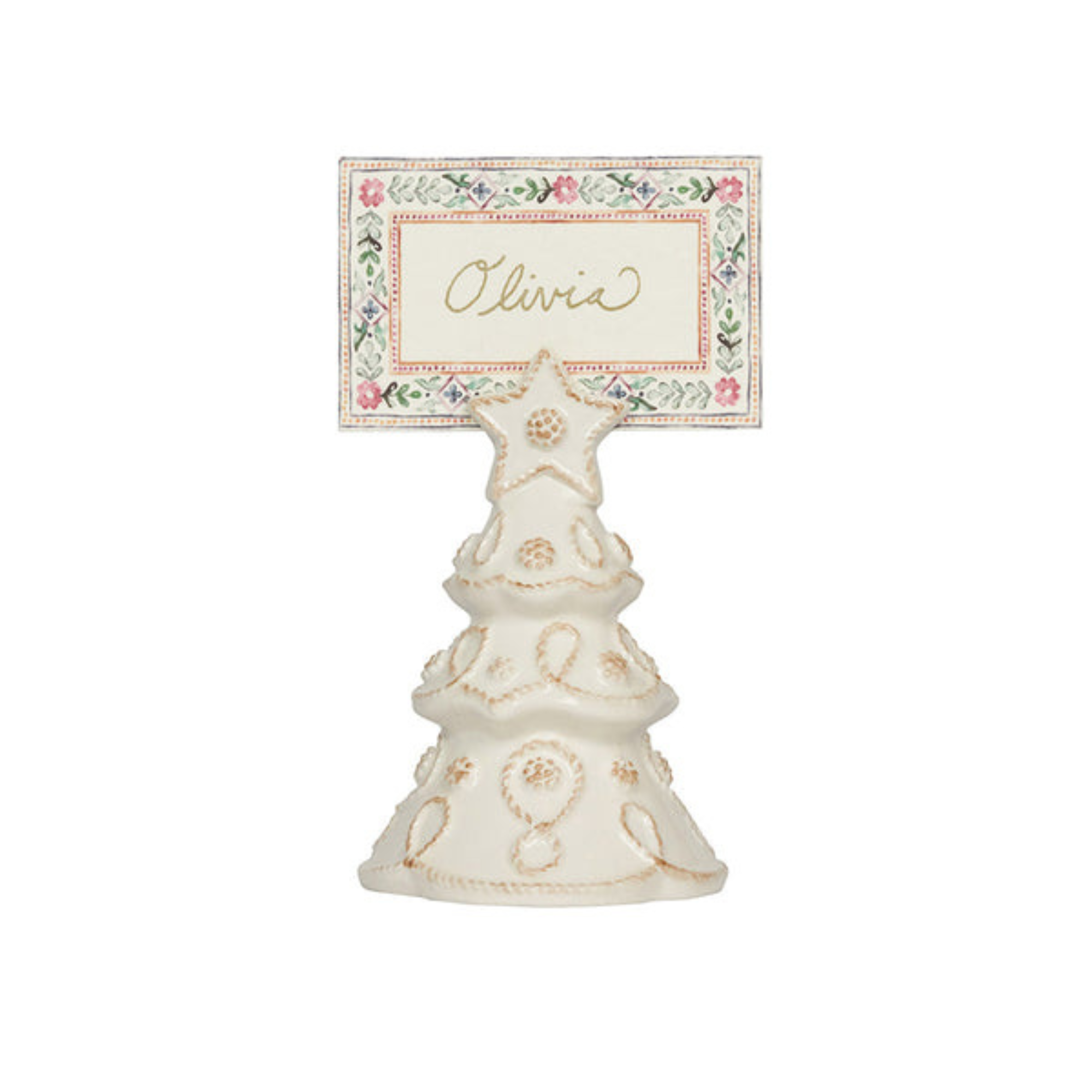 #color_Whitewash | Berry & Thread Tree Place Card Holder - Set of 4