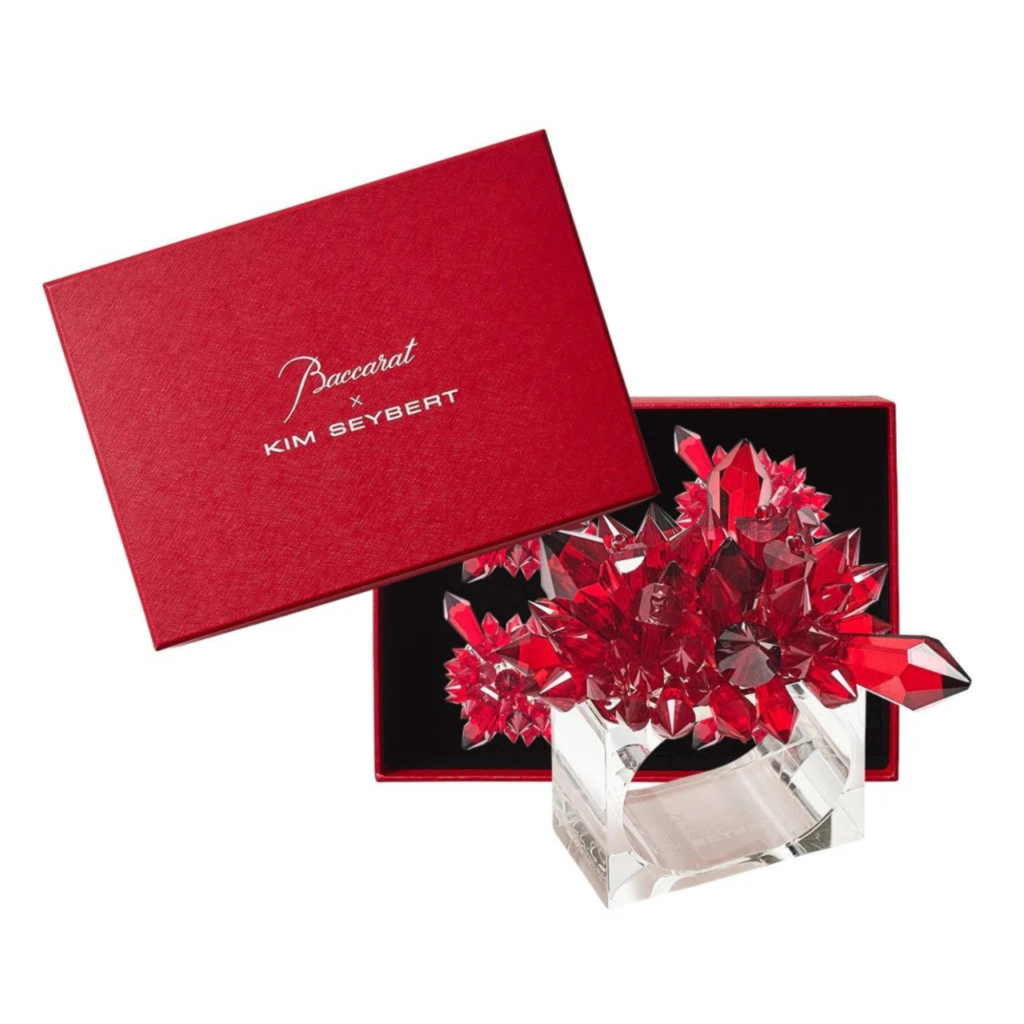 Zénith Napkin Ring in Red - Set of 4