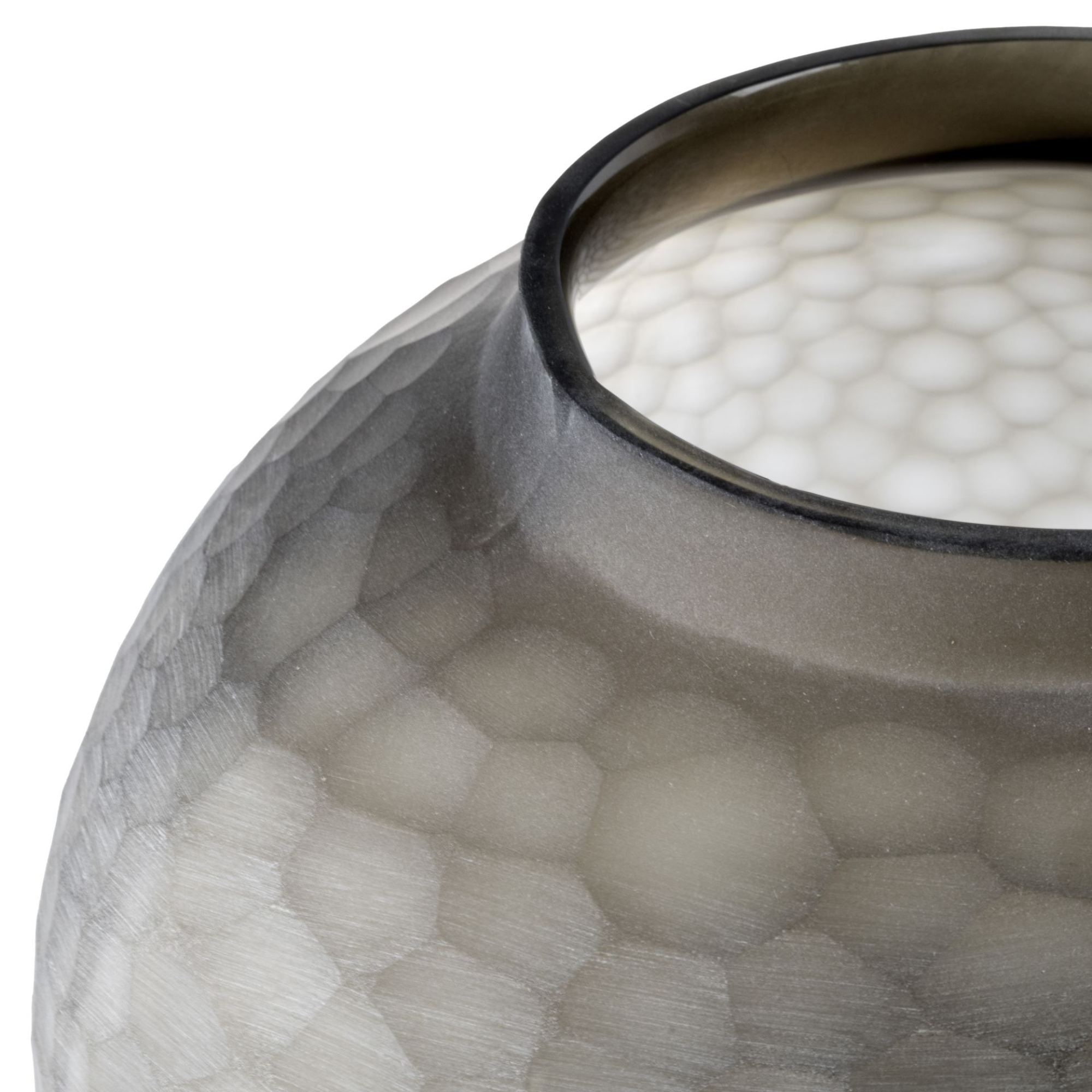 Bangui Vase - Clear Smokegrey