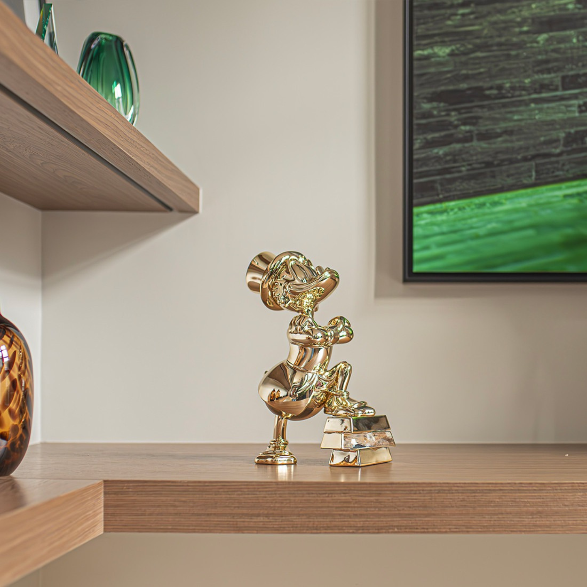 Uncle Scrooge Ingots in Chromed Gold