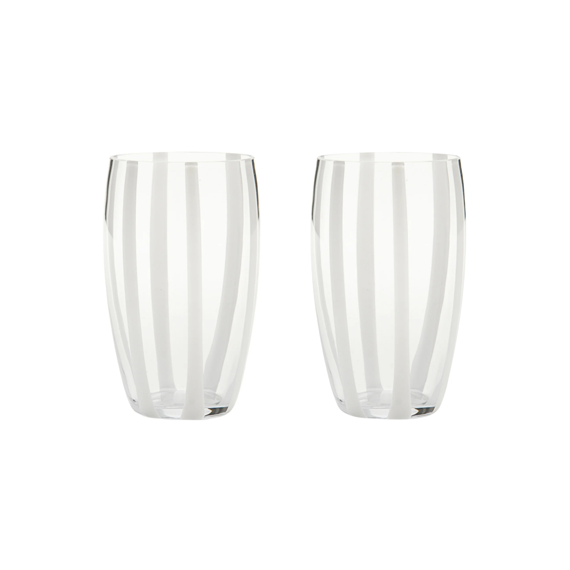 Gessato Beverage - Set of 2 in Transparent