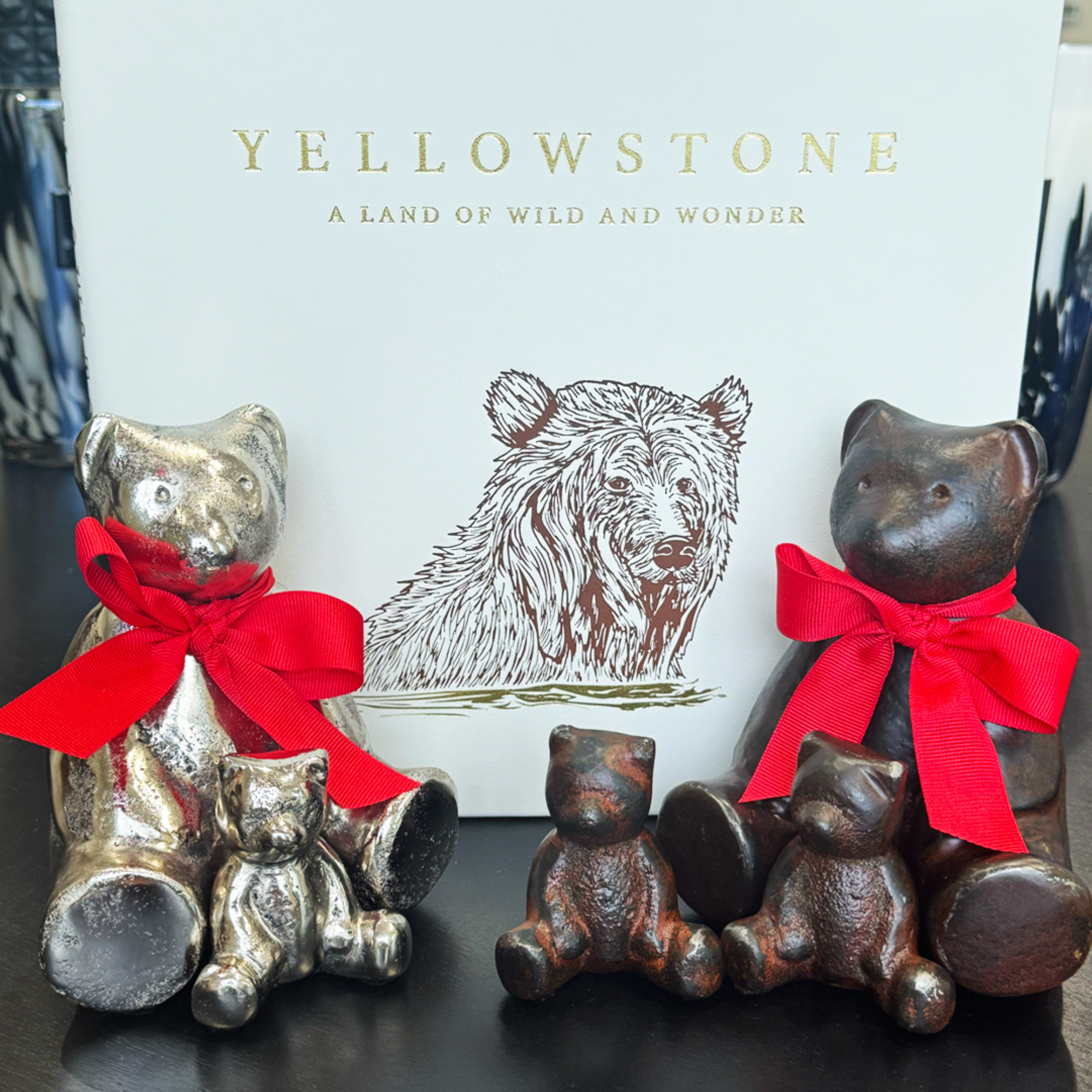 Osito Bebe Bear Figure in Nickel